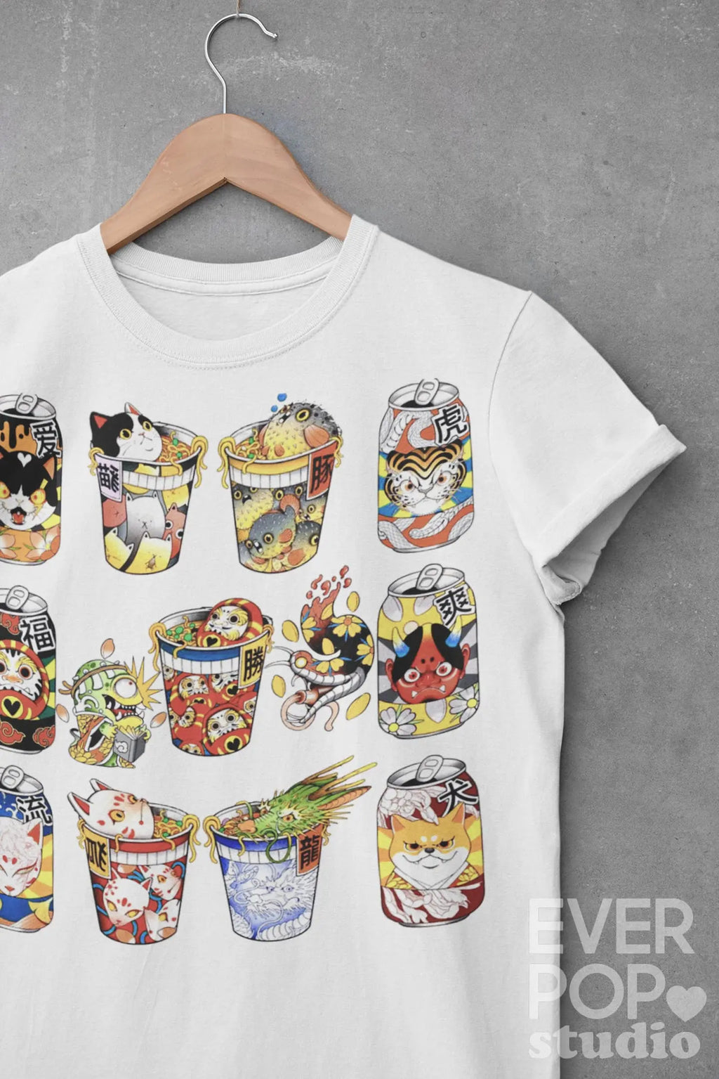 Japanese Can Ramen Graphic Tee Shirt, Hoodie Sweatshirt