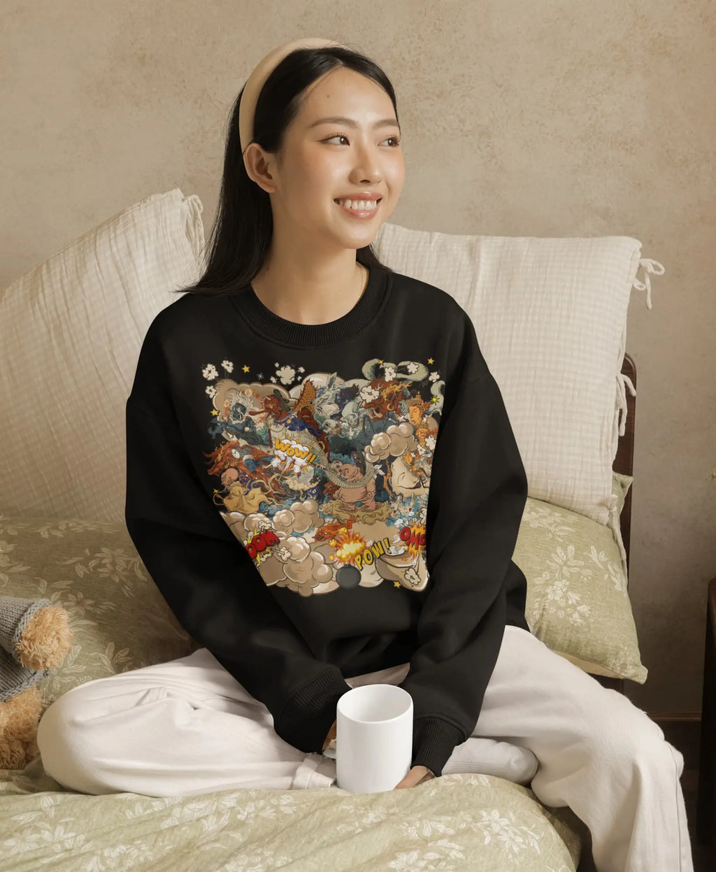 Kawaii Monster Graphic Tee Shirt, Hoodie Sweatshirt