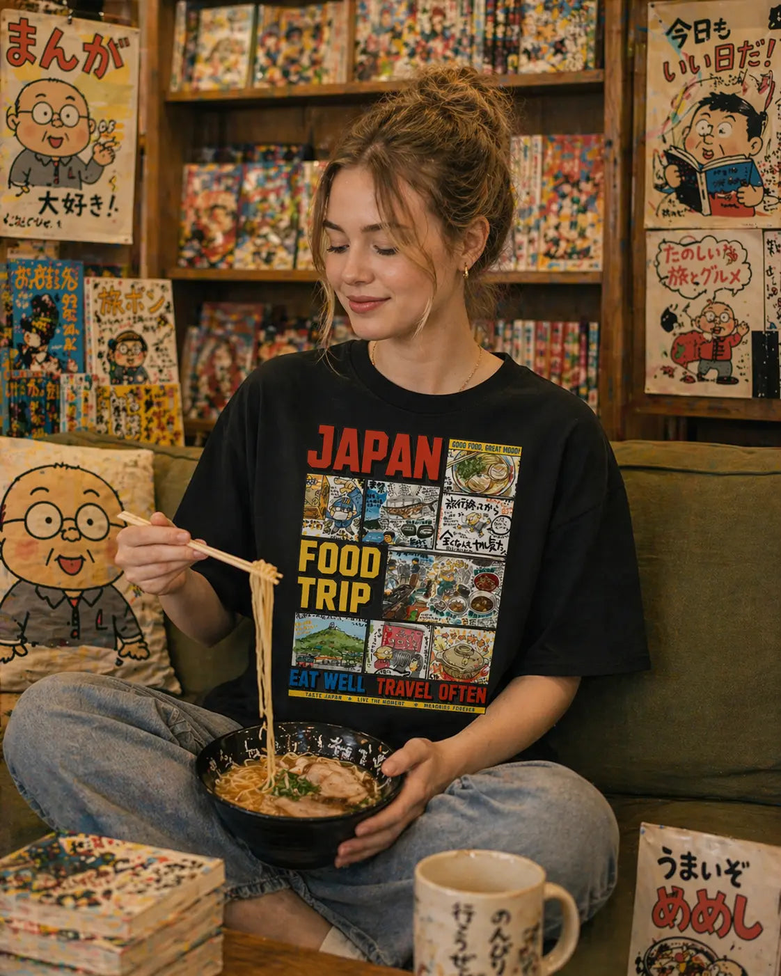 Japan Food Trip Graphic Tee Shirt, Hoodie Sweatshirt