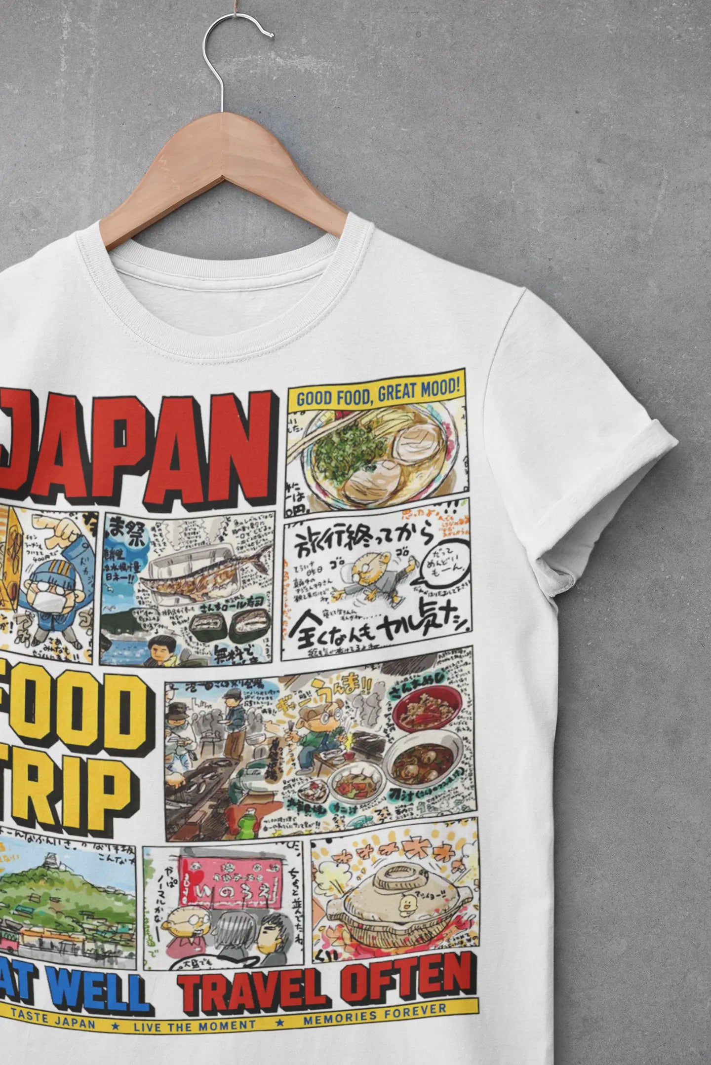 Japan Food Trip Graphic Tee Shirt, Hoodie Sweatshirt
