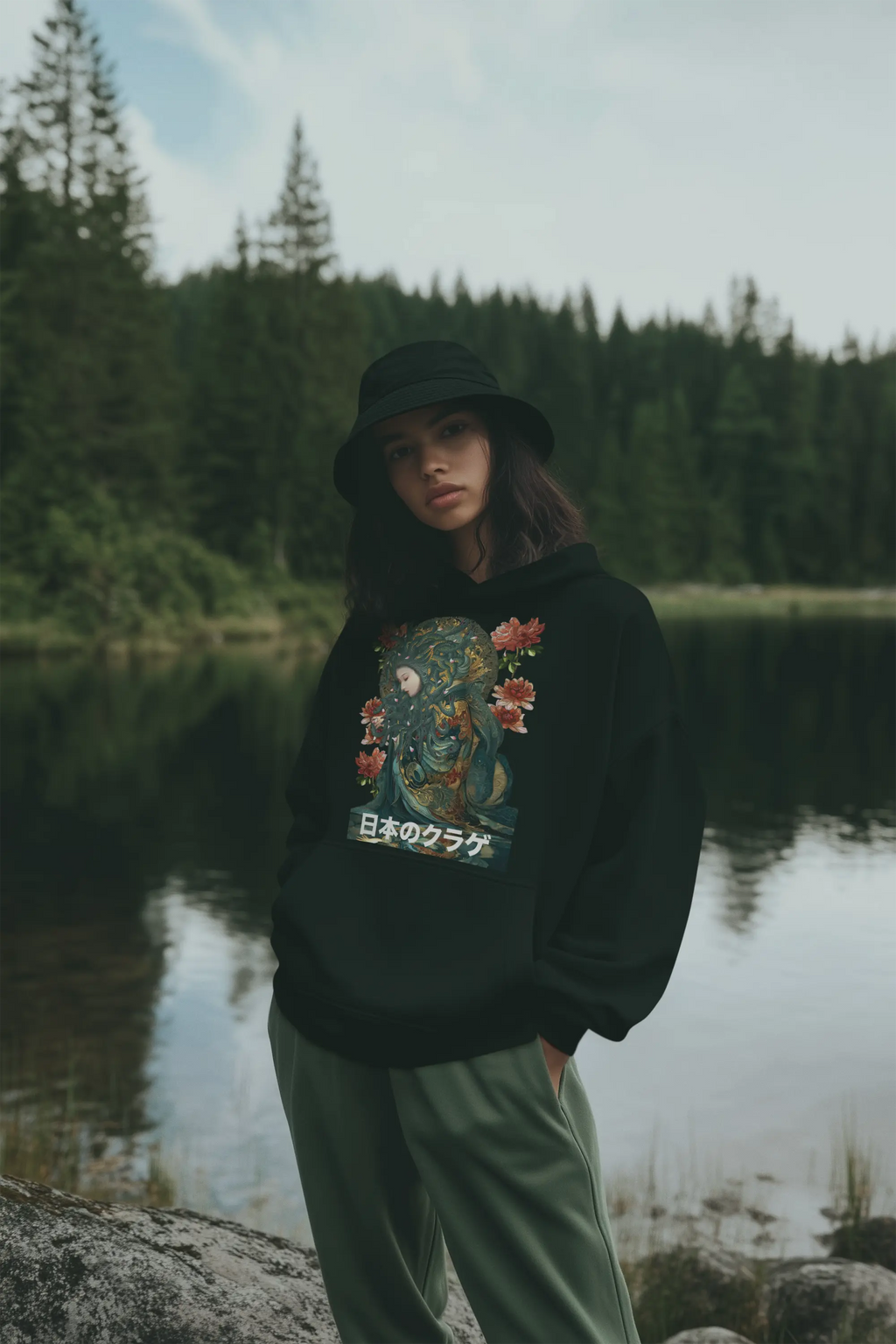 Japanese Medusa Graphic Tee Shirt, Hoodie Sweatshirt