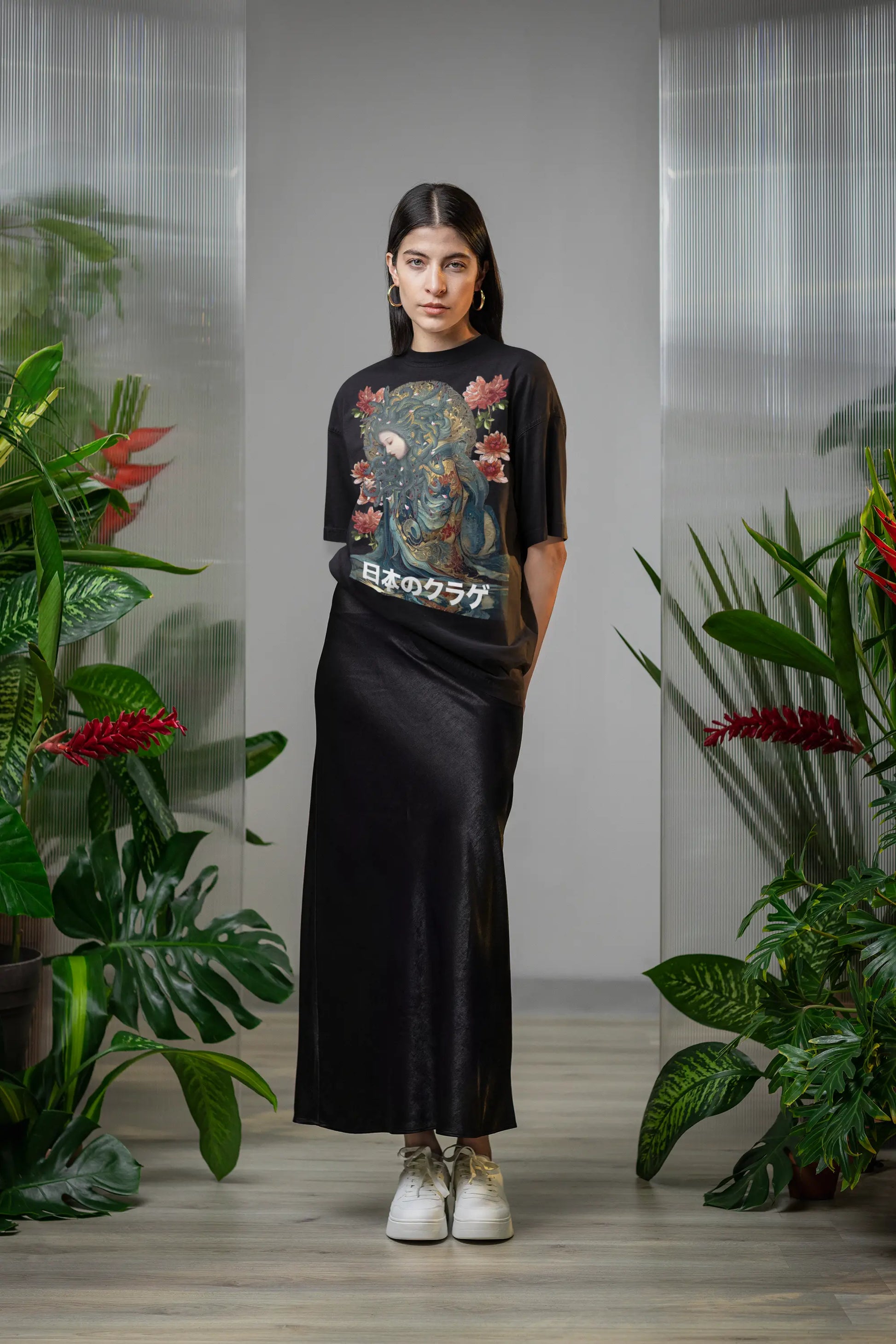 Japanese Medusa Graphic Tee Shirt, Hoodie Sweatshirt