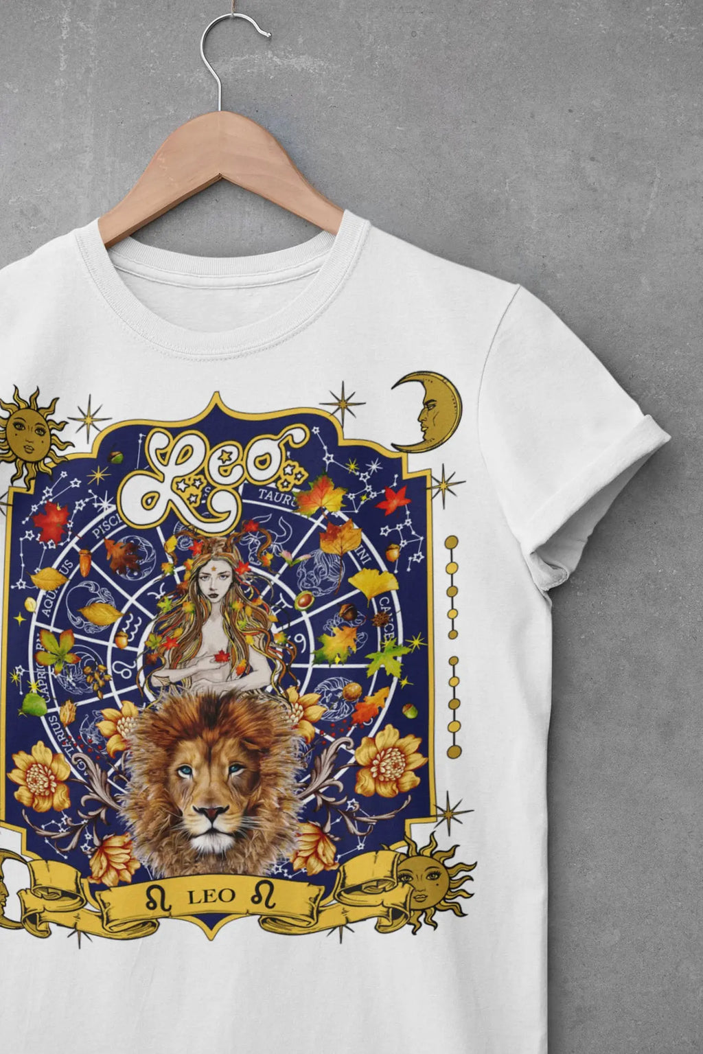 Leo Zodiac Graphic Tee Shirt, Hoodie Sweatshirt