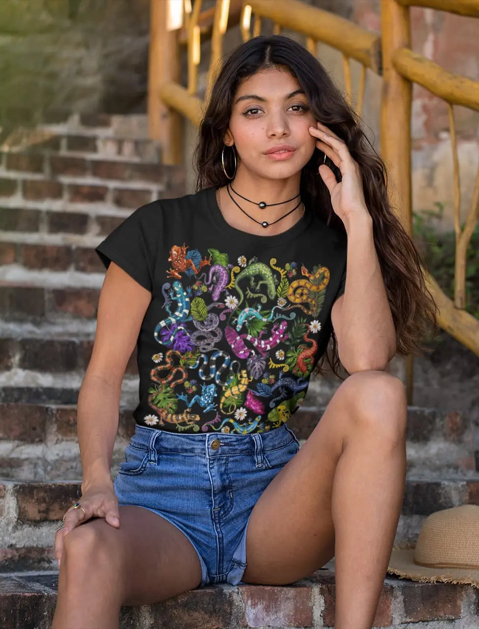 Lizard Reptile Graphic Tee Shirt, Hoodie Sweatshirt