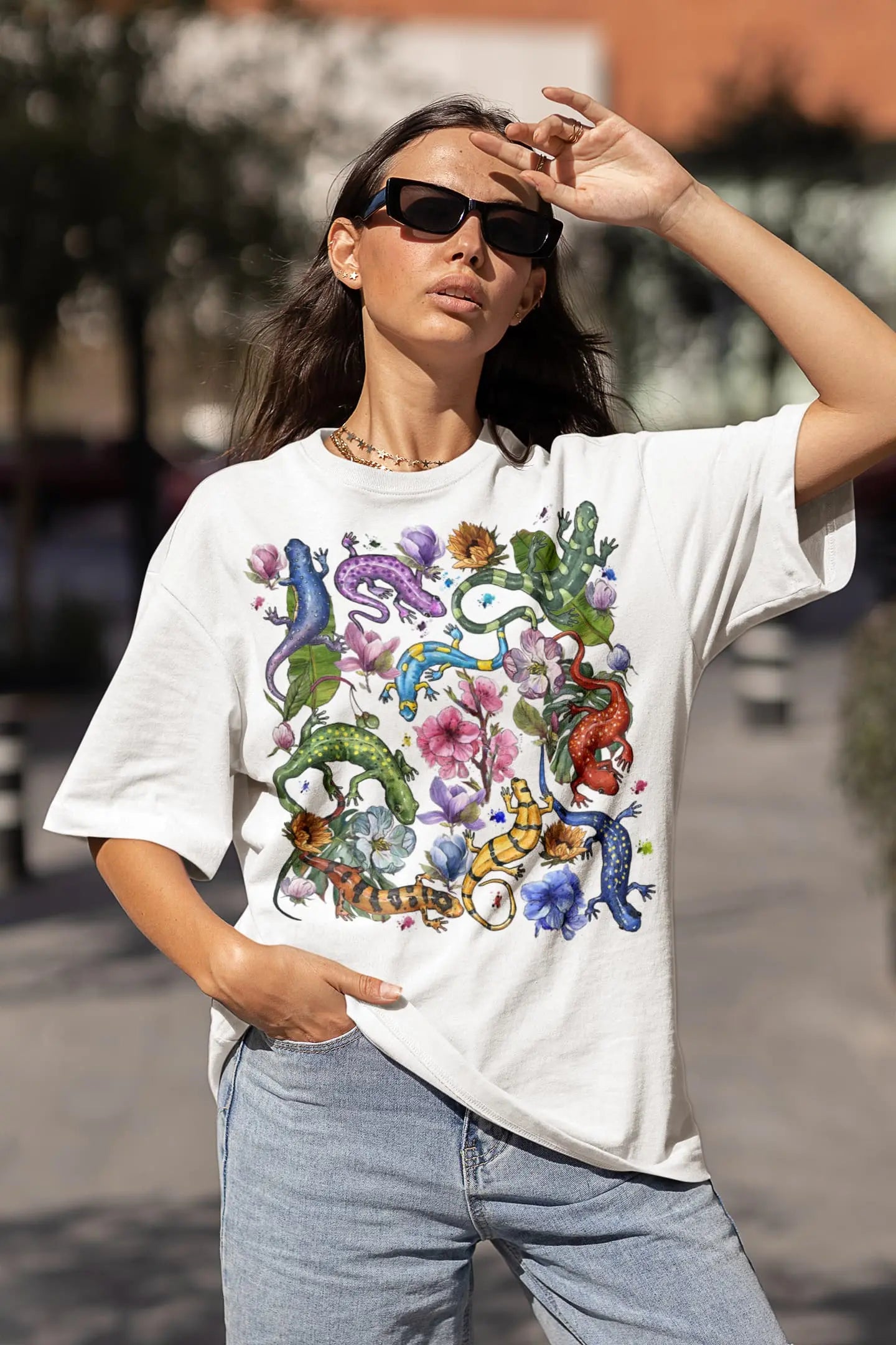 Lizard Snake Graphic Tee Shirt, Hoodie Sweatshirt