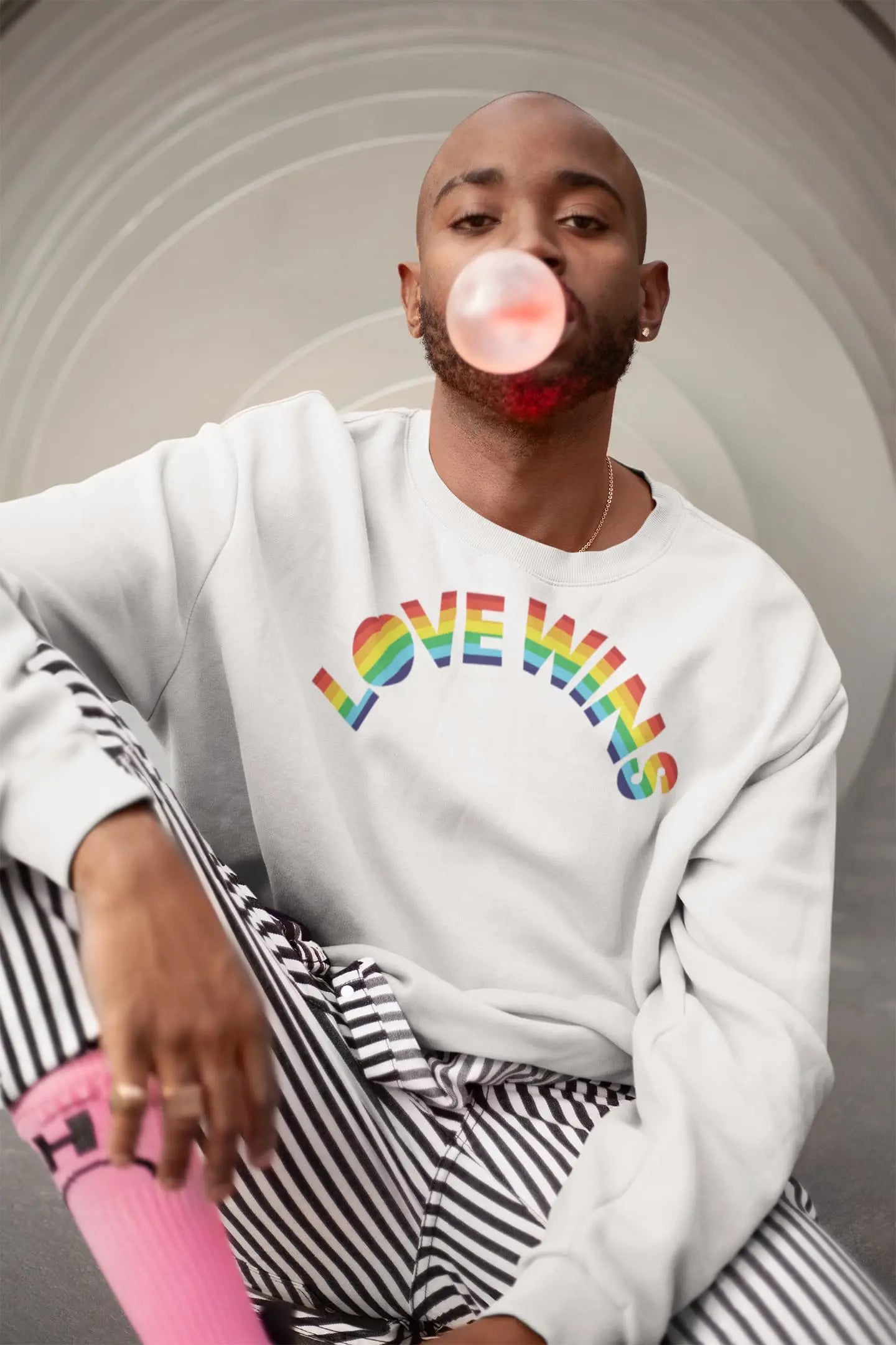 Love Wins Rainbow Graphic Tee Shirt, Hoodie Sweatshirt