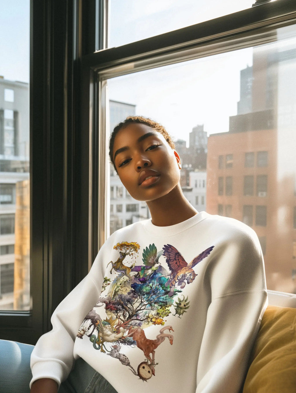 Mystical Animal Woodland Graphic Tee shirt, Hoodie Sweatshirt