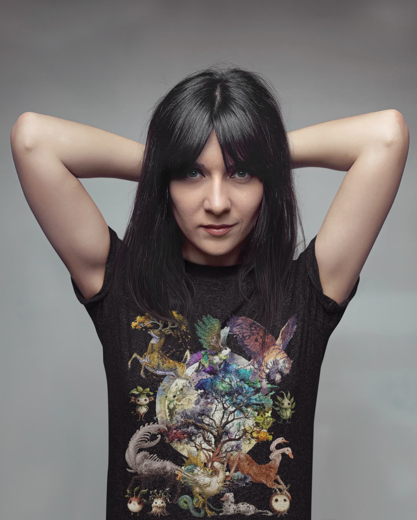 Mystical Animal Woodland Graphic Tee shirt, Hoodie Sweatshirt