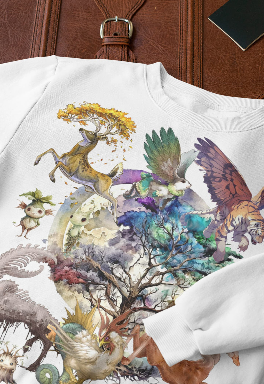 Mystical Animal Woodland Graphic Tee shirt, Hoodie Sweatshirt