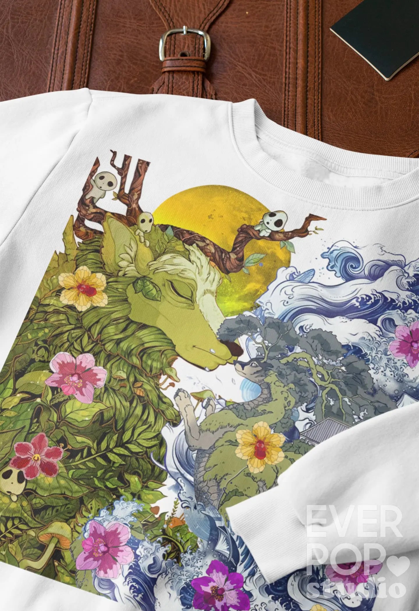 Anime Mountain Graphic Tee Shirt, Hoodie Sweatshirt