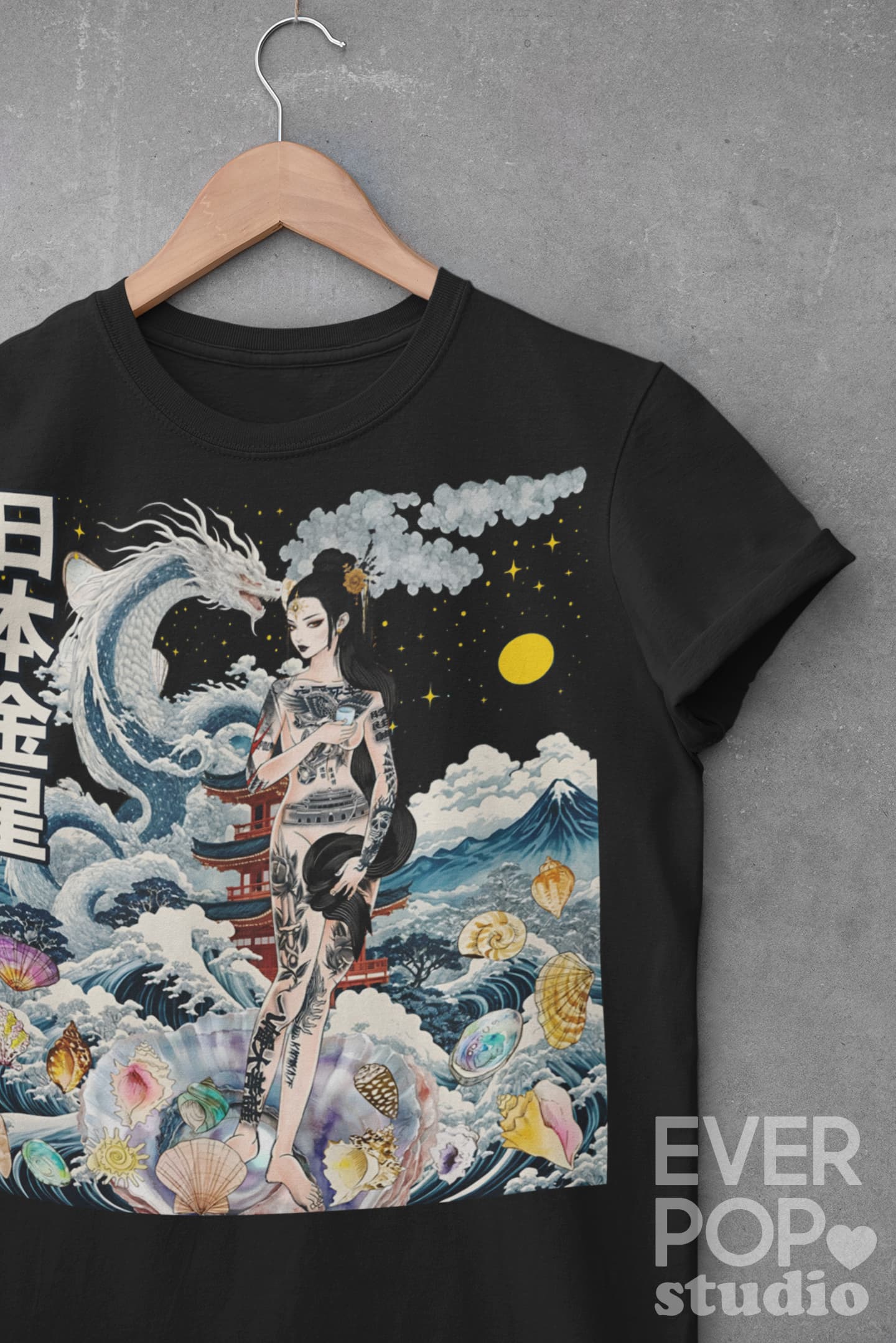 Japanese Venus Goddess Graphic Tee Shirt, Hoodie Sweatshirt
