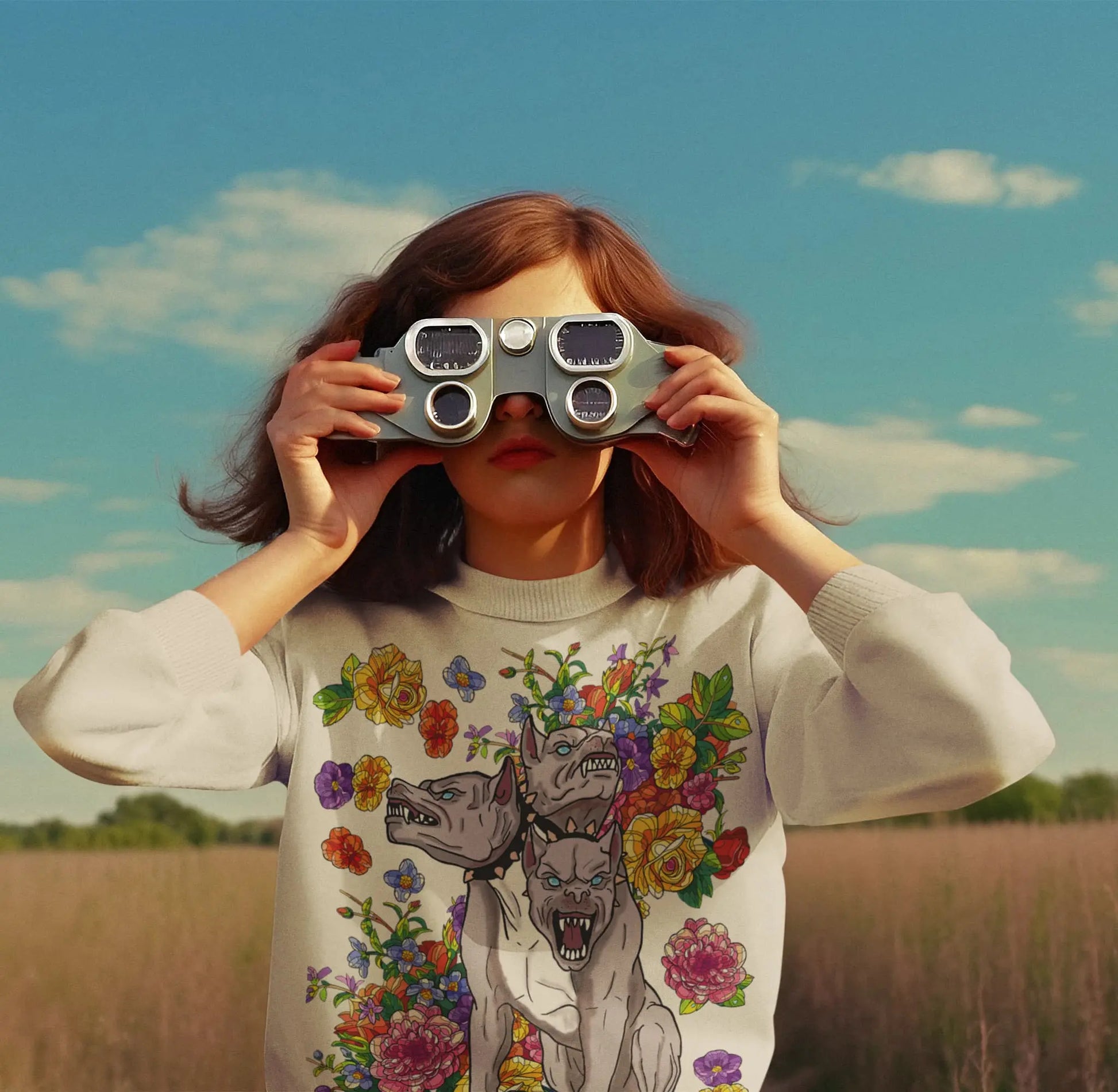 Cerberus Dog Graphic Tee Shirt, Hoodie Sweatshier