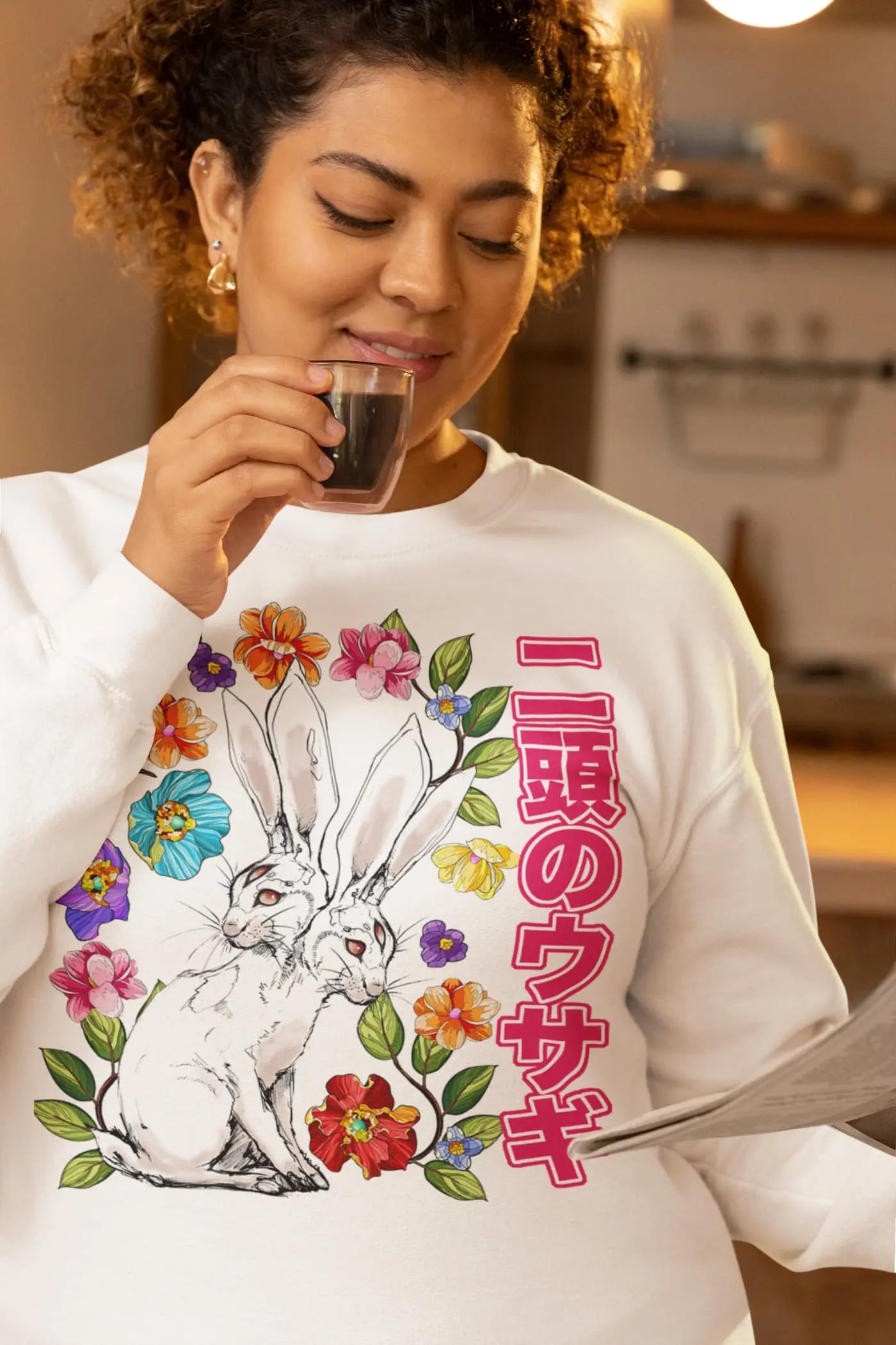 Monster Bunny Rabbit Graphic Tee Shirt, Hoodie Sweatshirt