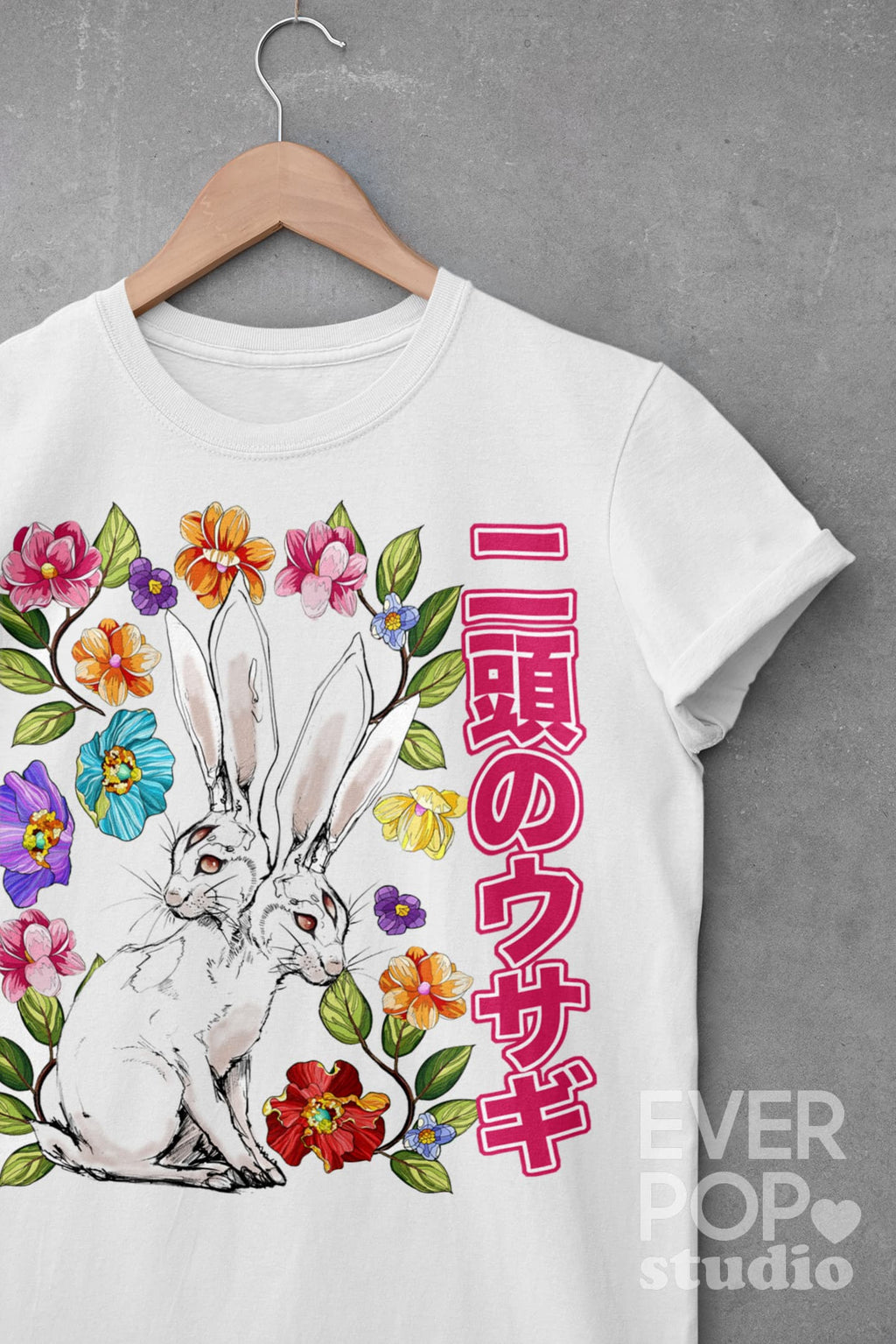 Monster Bunny Rabbit Graphic Tee Shirt, Hoodie Sweatshirt