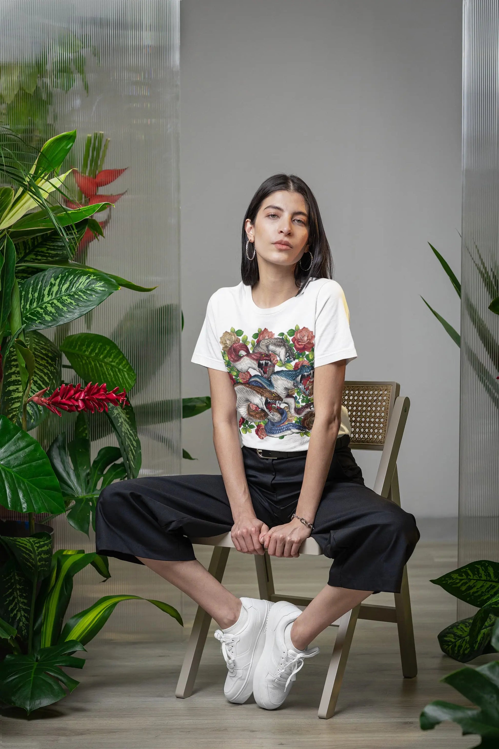 Multi-Head Snake Graphic Tee Shirt, Hoodie Sweatshirt