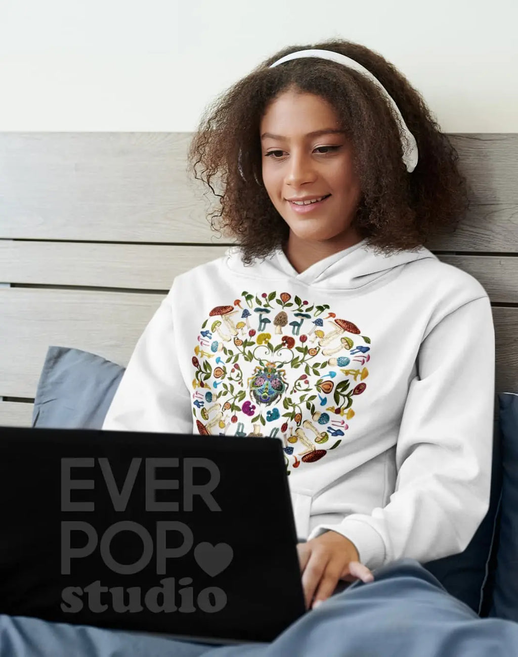 Mushroom Mandala Graphic Tee Shirt, Hoodie Sweatshirt