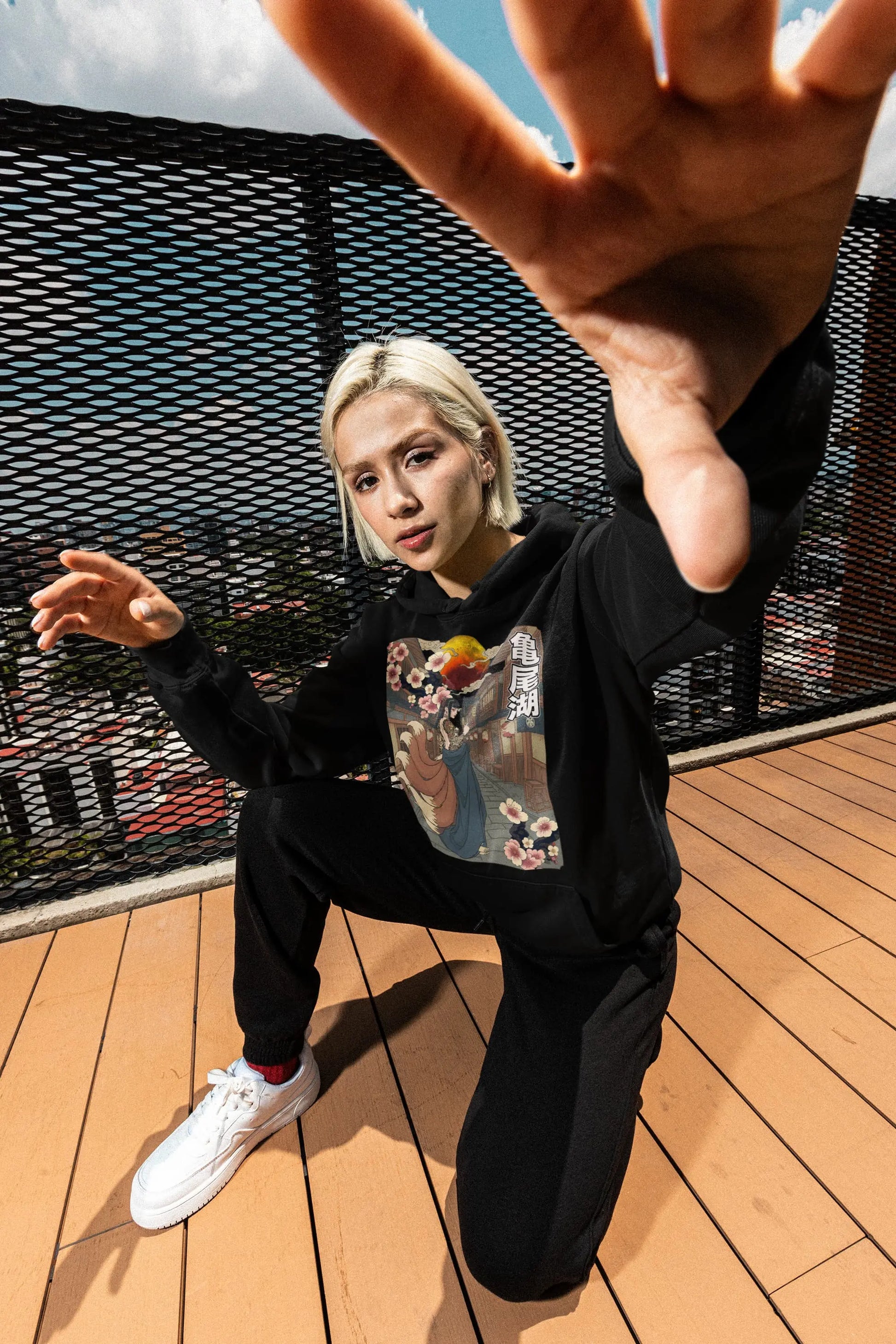 Nine-Tailed Fox Lady Graphic Tee Shirt, Hoodie Sweatshirt