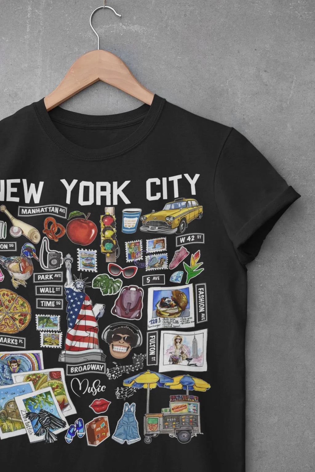 New York City  NYC  Graphic Tee Shirt, Hoodie Sweatshirt