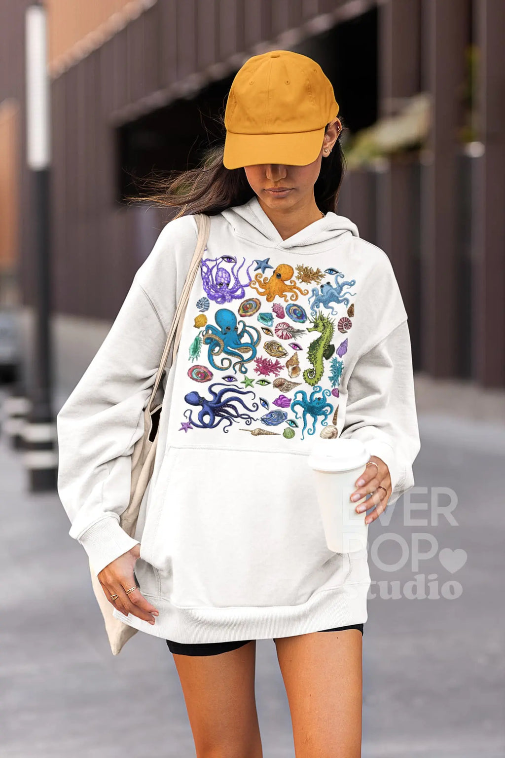 Octopus Sea Graphic Tee Shirt, Hoodie Sweatshirt