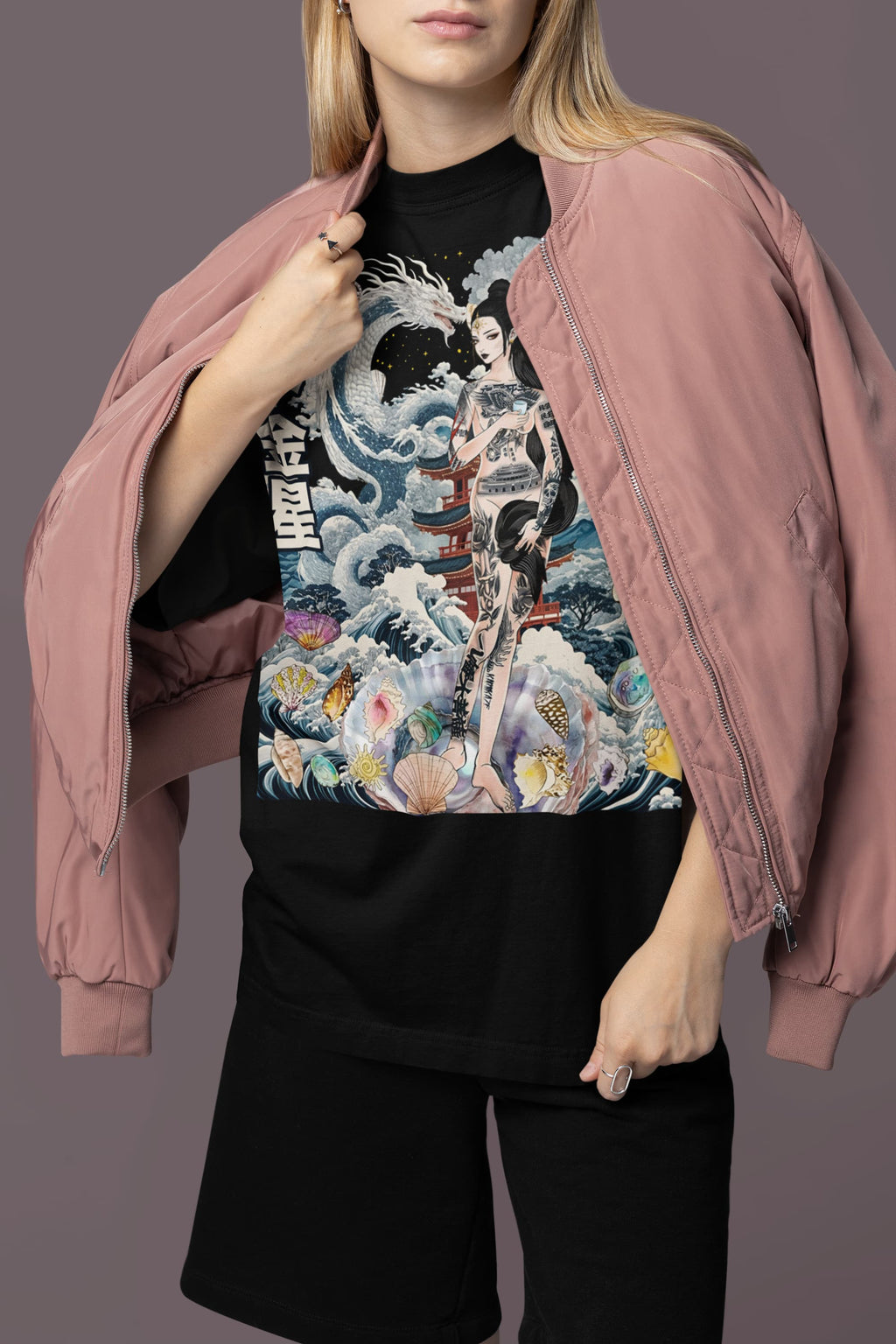 Japanese Venus Goddess Graphic Tee Shirt, Hoodie Sweatshirt