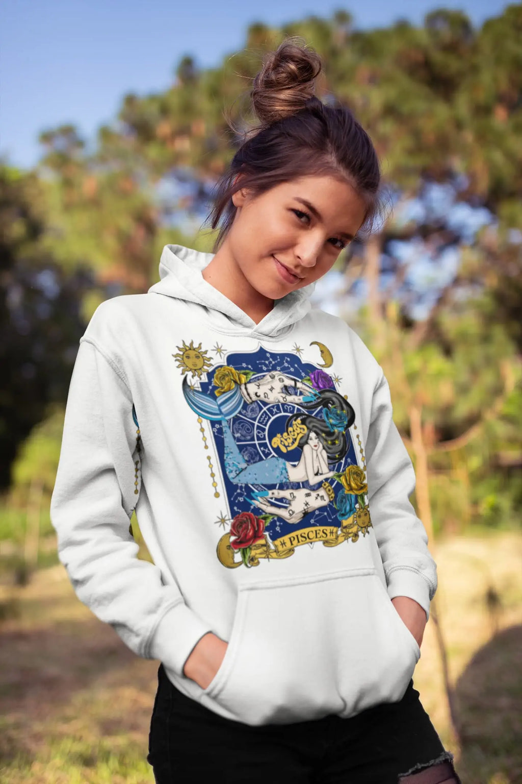 Pisces Zodiac Graphic Tee Shirt, Hoodie Sweatshirt