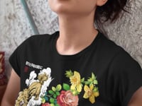 Tiger Lion Rose Graphic Tee Shirt, Hoodie Sweatshirt