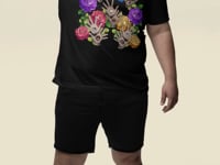 Hamsa Hand Rose Graphic Tee Shirt, Hoodie Sweatshirt