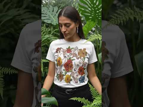 Lip Flower Tattoo Graphic Tee Shirt, Hoodie Sweatshirt