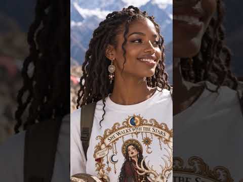 Celestial Goat Mountain Graphic Tee Shirt, Hoodie Sweatshirt