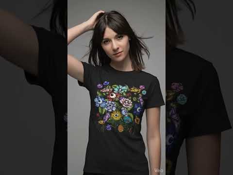 Floral Evil Eye Graphic Tee Shirt, Hoodie Sweatshirt
