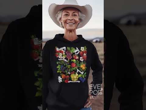 Fruit Floral Graphic Tee Shirt, Hoodie Sweatshirt