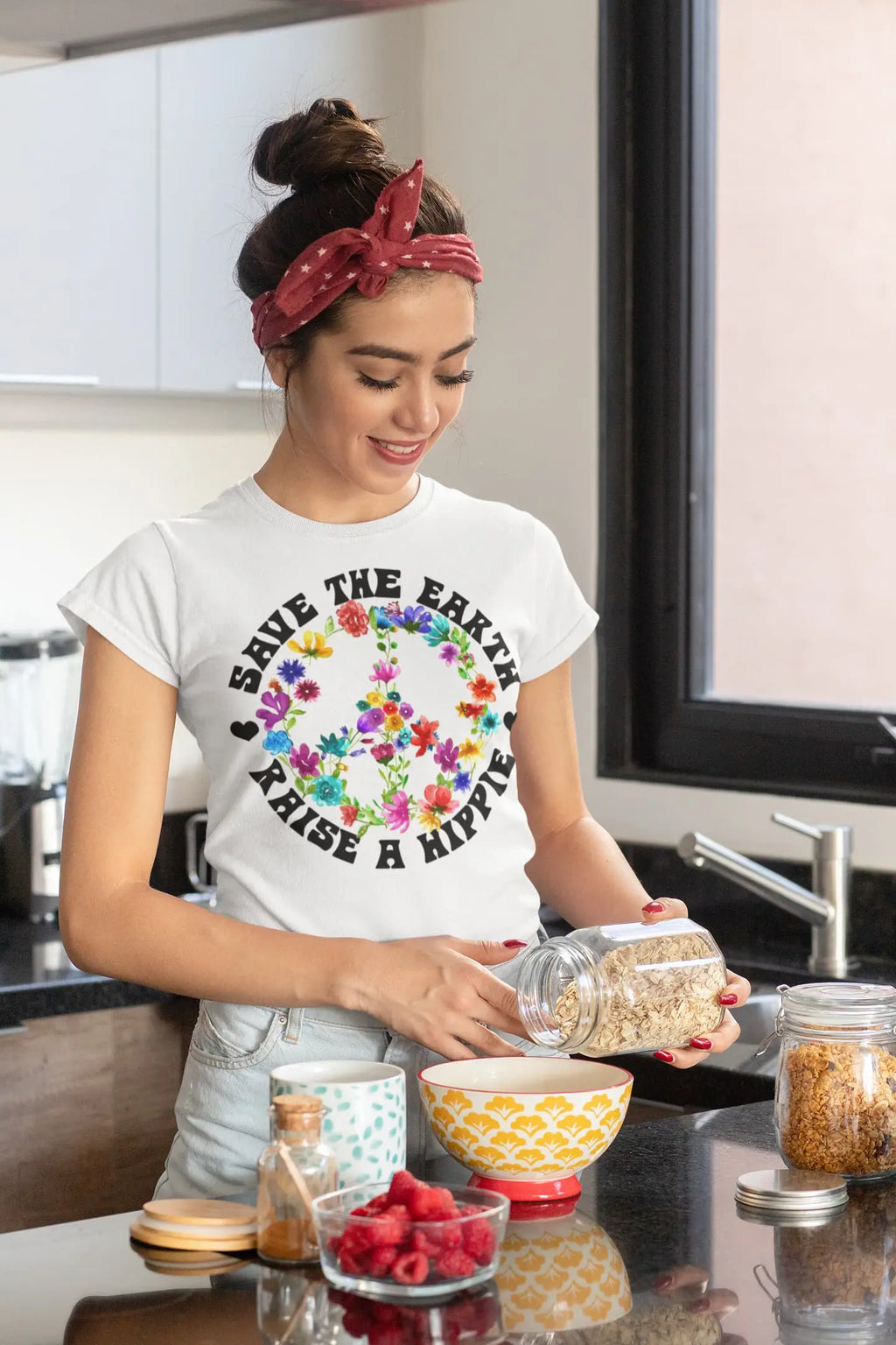 Raise a Hippie Graphic Tee Shirt, Hoodie Sweatshirt