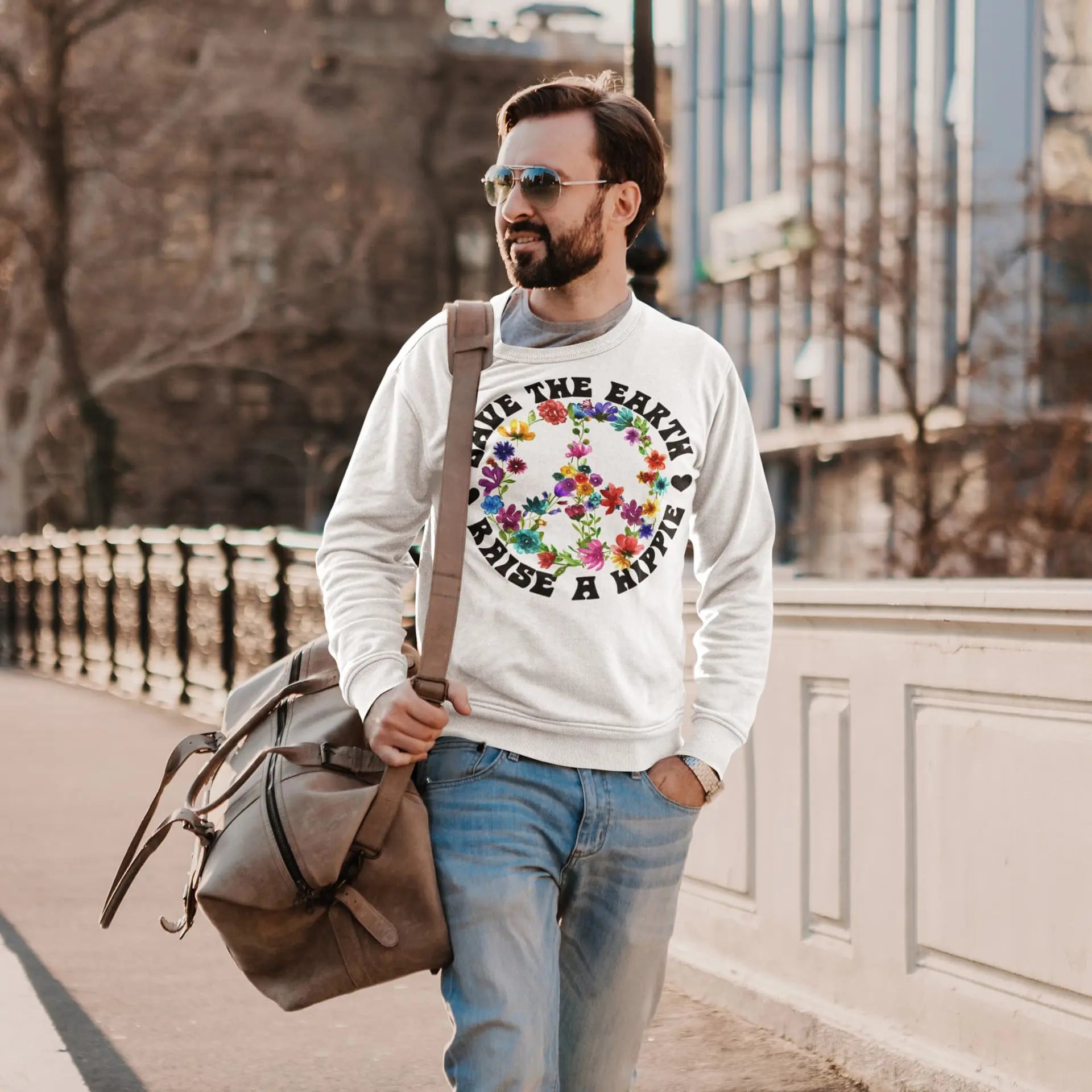 Raise a Hippie Graphic Tee Shirt, Hoodie Sweatshirt