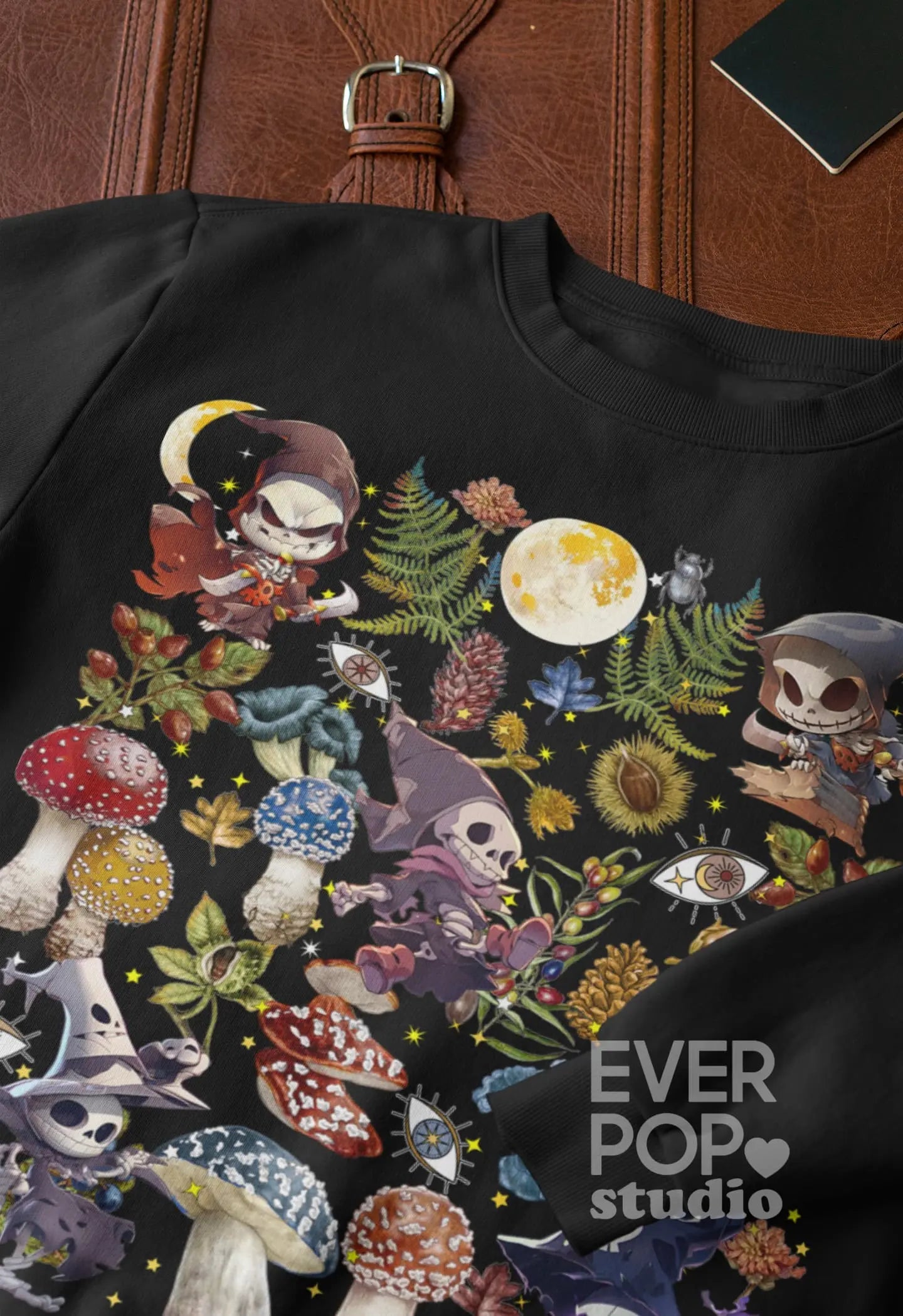 Moon Grim Reaper Graphic Tee Shirt, Hoodie Sweatshirt