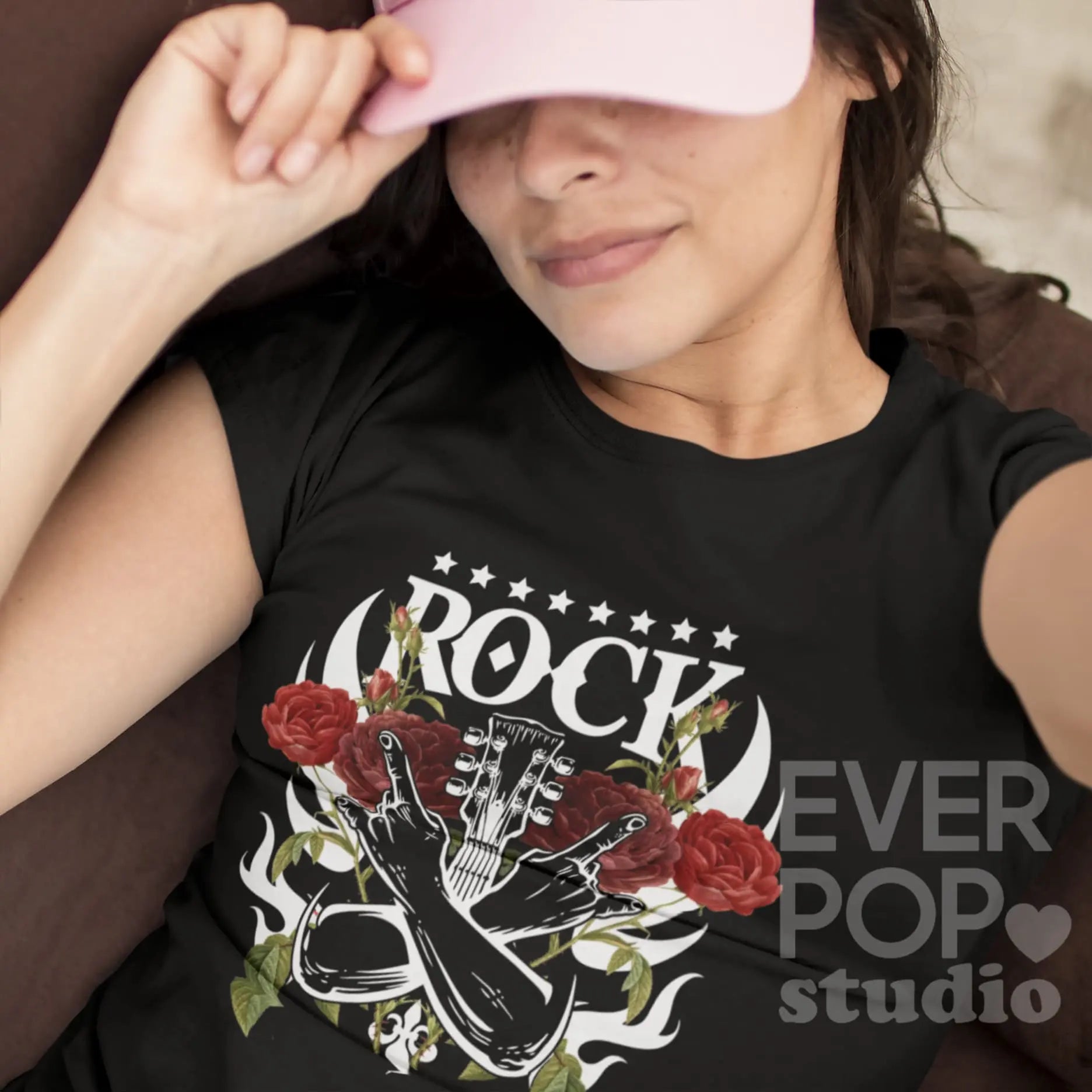 Rock n Roll Music  Graphic Tee Shirt, Hoodie Sweatshirt