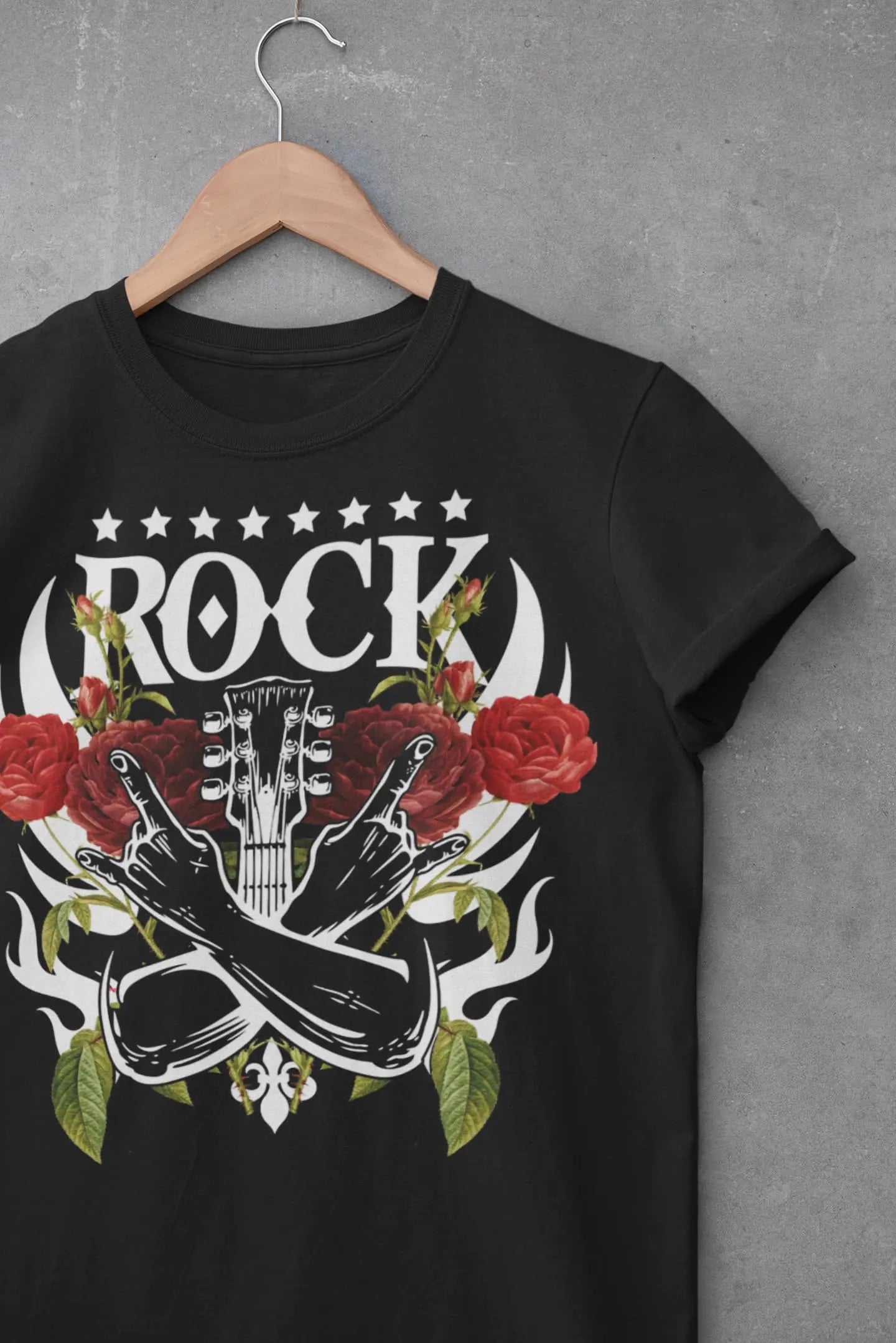 Rock n Roll Music  Graphic Tee Shirt, Hoodie Sweatshirt