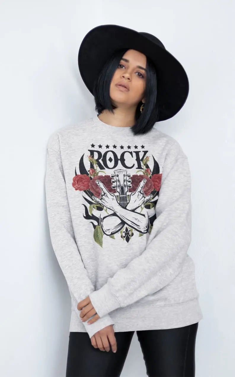 Rock n Roll Music  Graphic Tee Shirt, Hoodie Sweatshirt