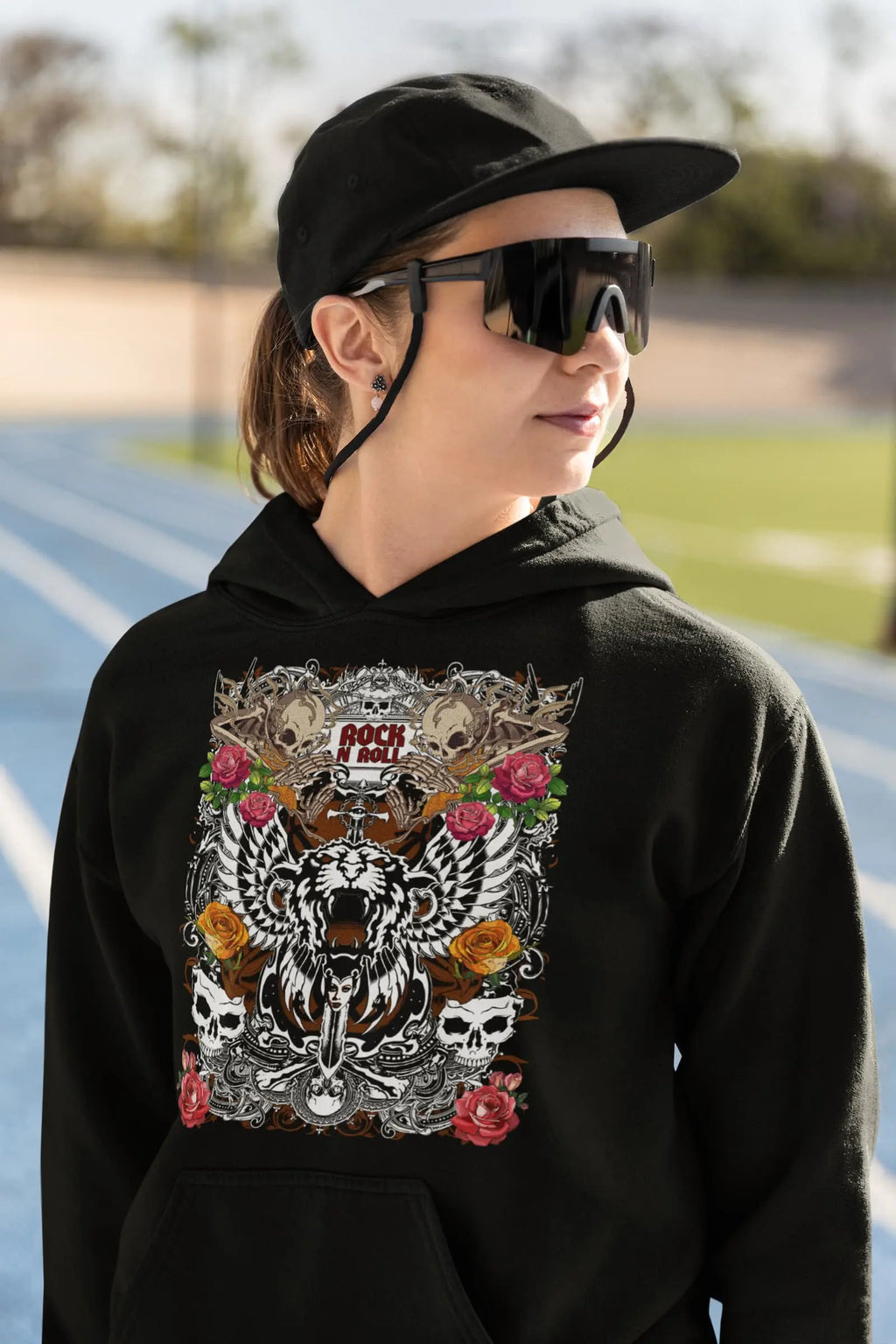 Rock n Roll Tiger Graphic Tee Shirt, Hoodie Sweatshirt