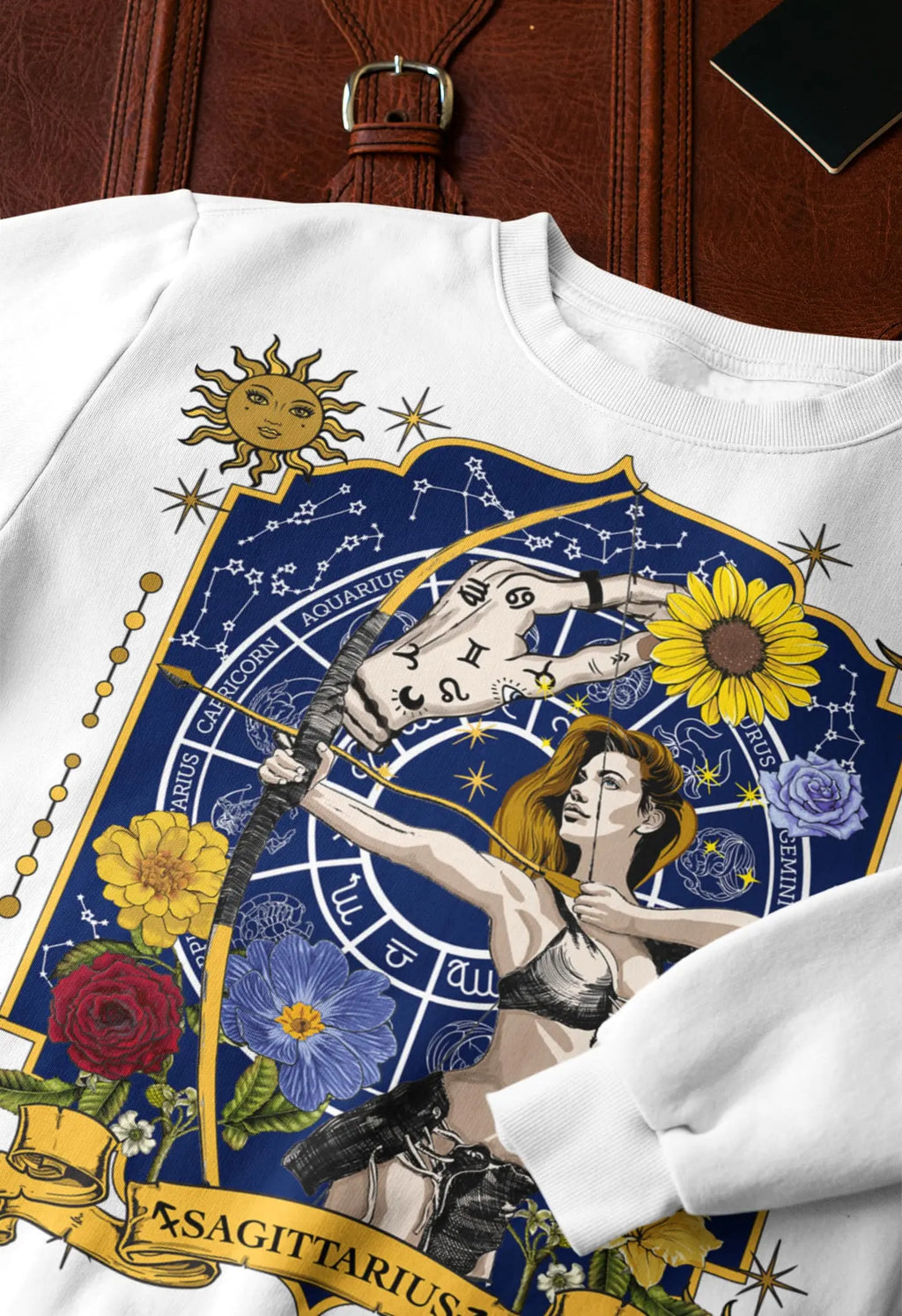 Sagittarius Zodiac Graphic Tee Shirt, Hoodie Sweatshirt