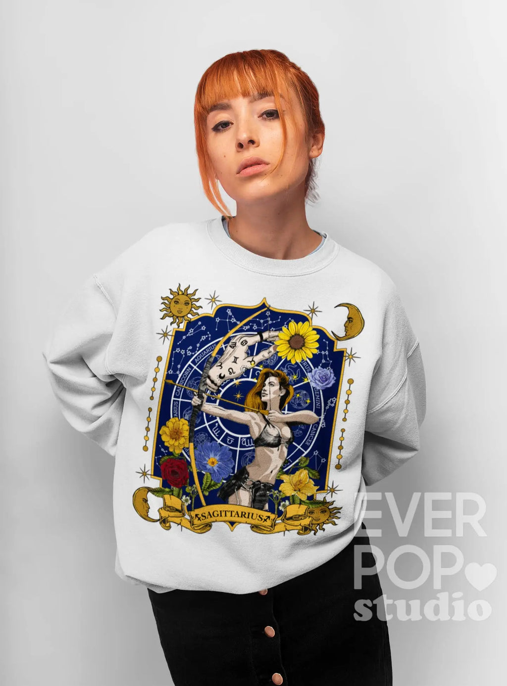 Sagittarius Zodiac Graphic Tee Shirt, Hoodie Sweatshirt