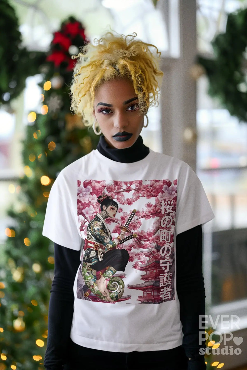 Cherry Blossom Graphic Tee Shirt, Hoodie Sweatshirt