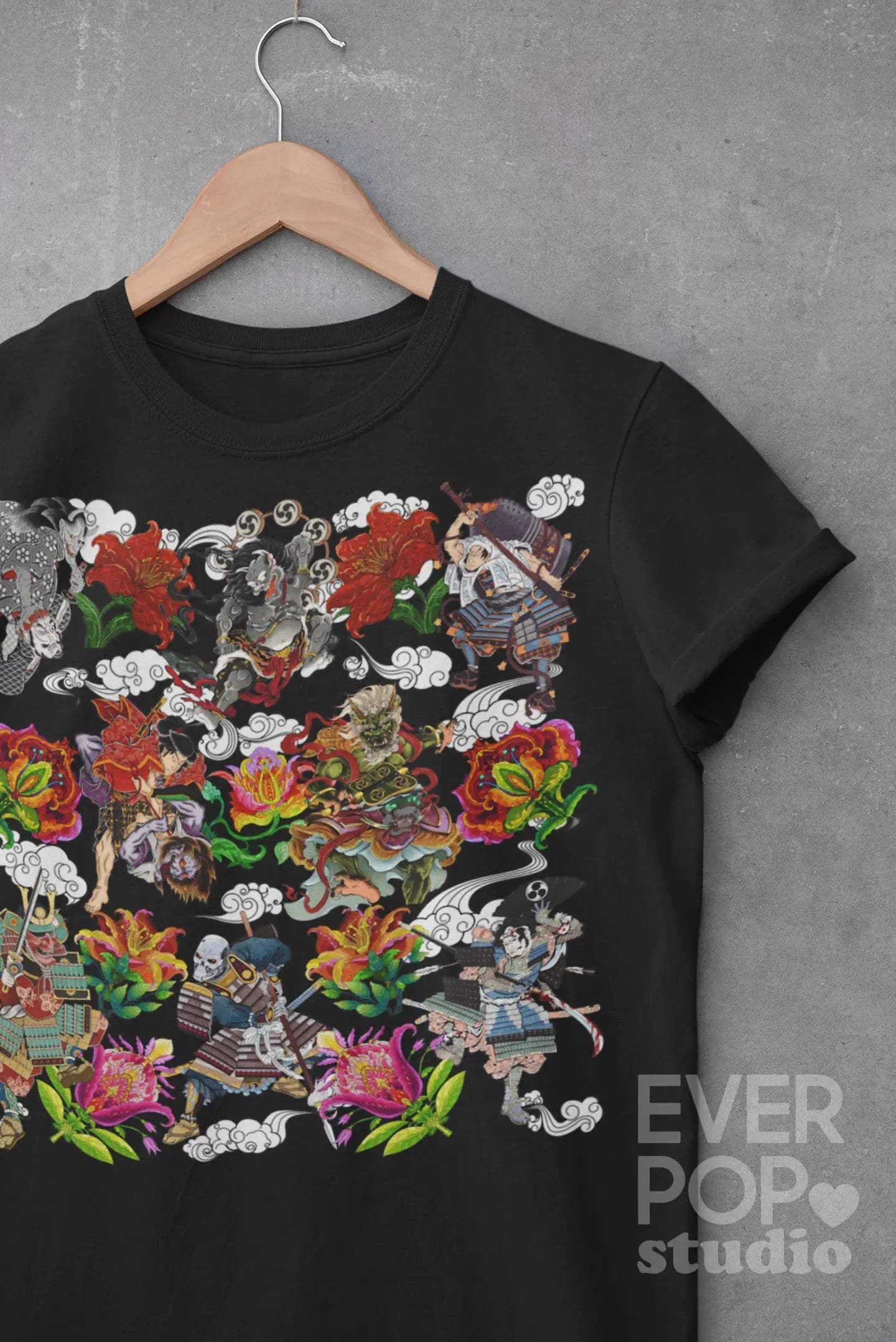 Ninja Samurai Graphic Tee Shirt, Hoodie Sweatshirt