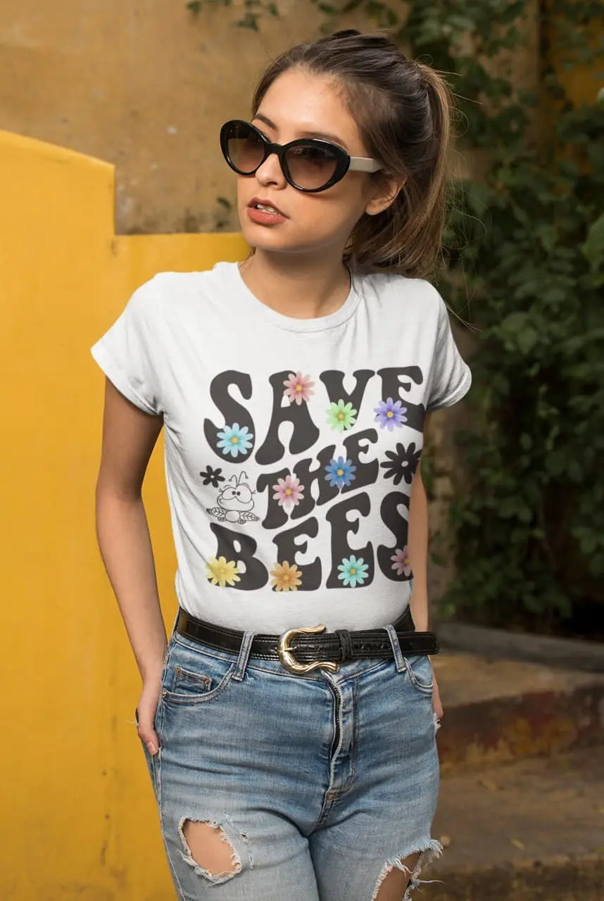 Save The Bees Graphic Tee Shirt, Hoodie Sweatshirt