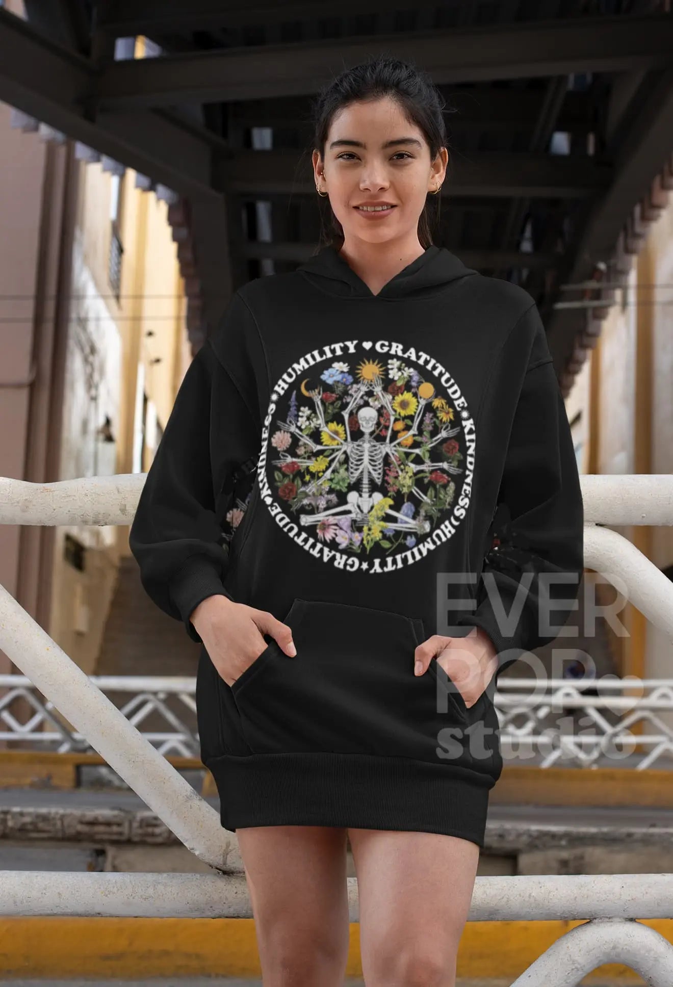 Skeleton Yoga Graphic Tee Shirt, Hoodie Sweatshirt