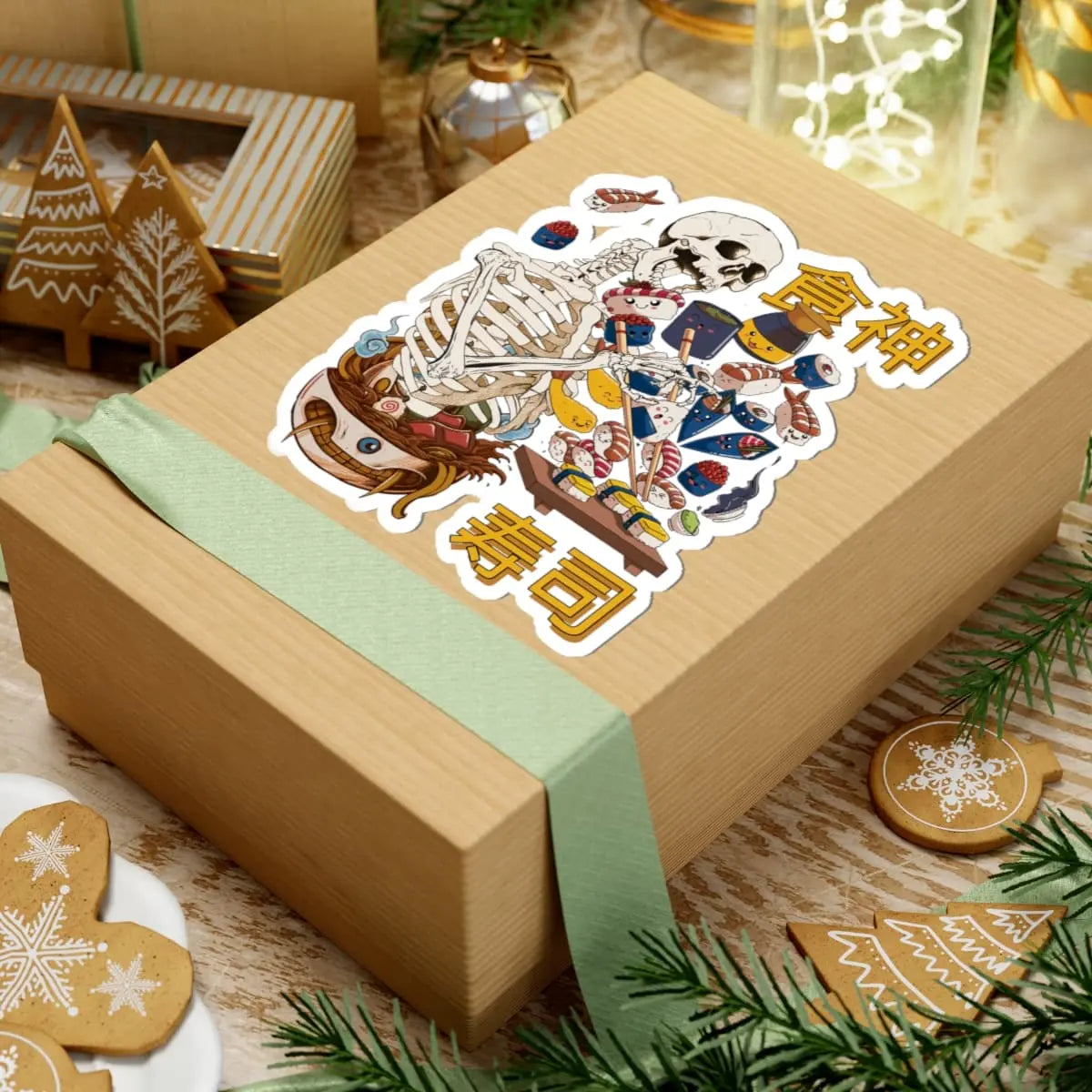 Sushi skeleton Sticker