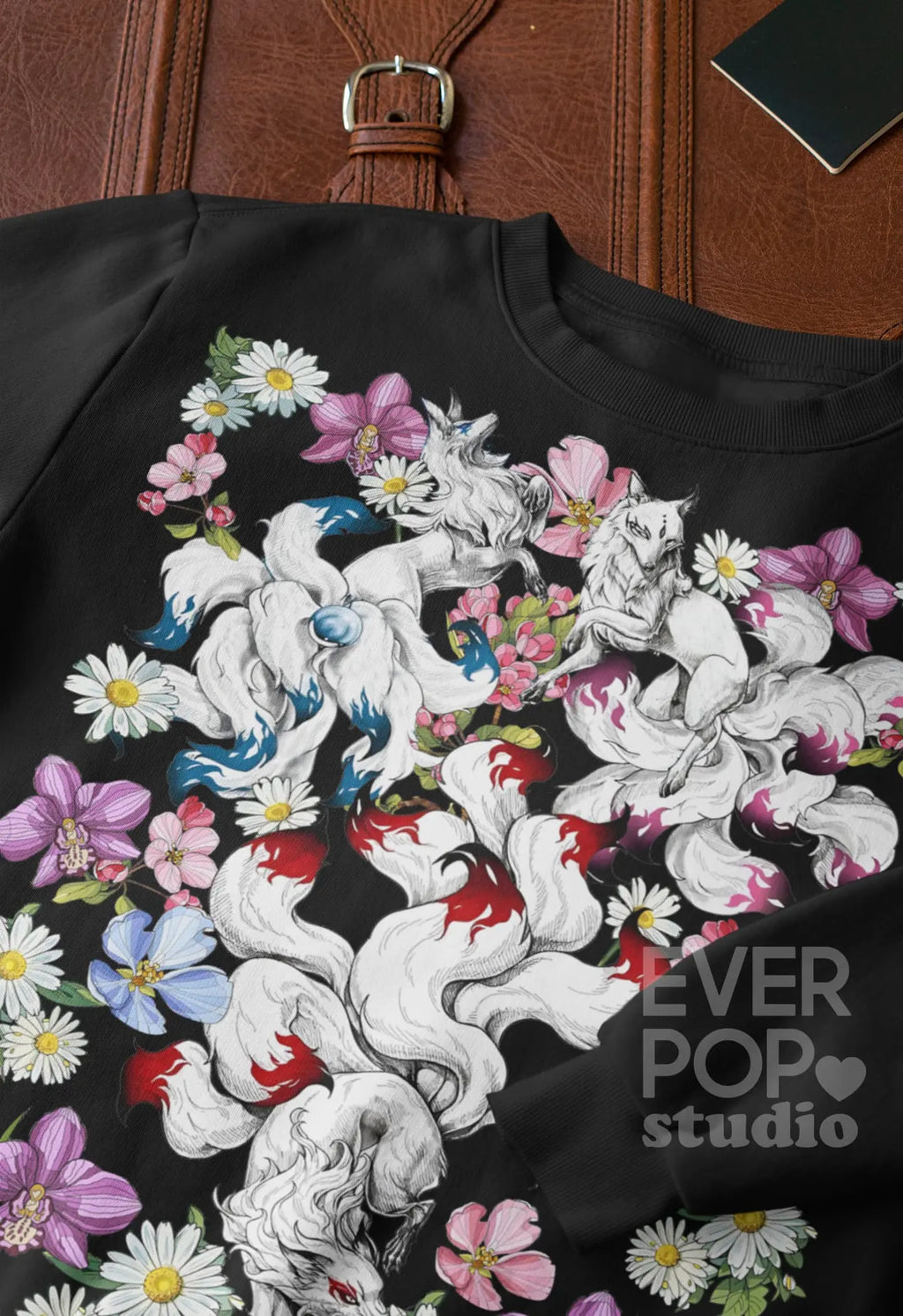 Nine Tailed Fox Graphic Tee Shirt, Hoodie Sweatshirt