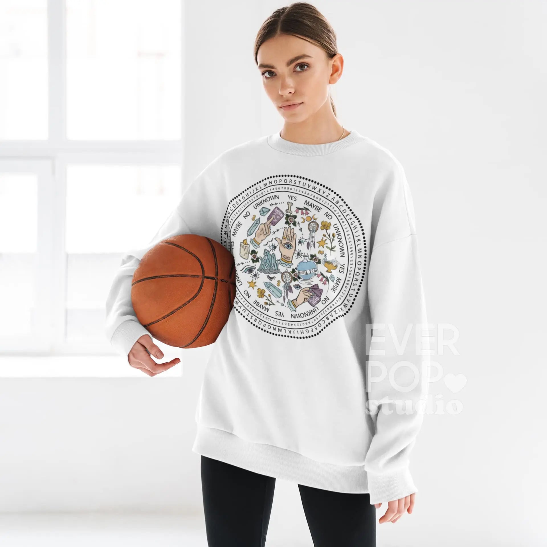 Hamsa Tarot Graphic Tee Shirt, Hoodie Sweatshirt