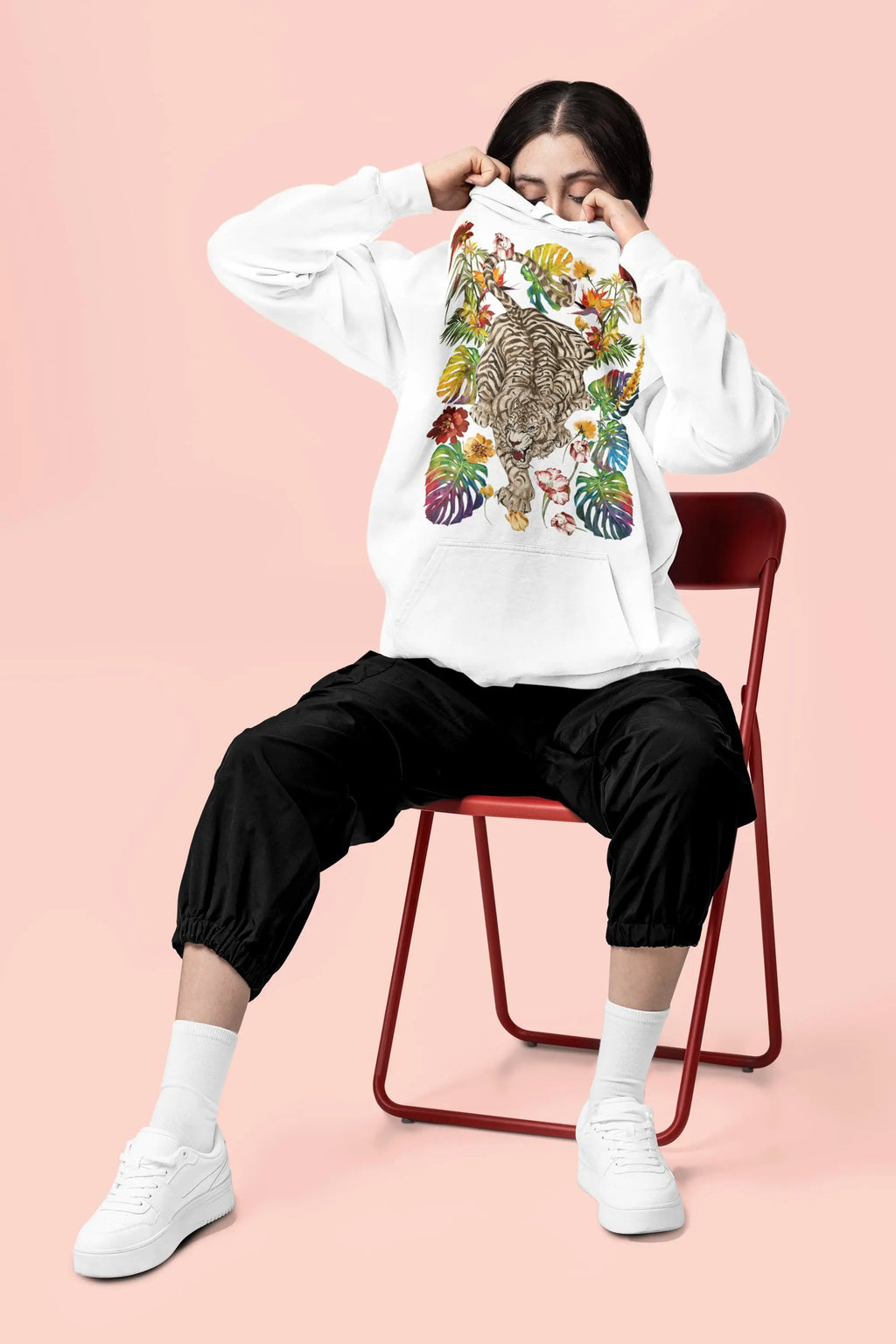 Tattoo Tropical Tiger Graphic Tee Shirt, Hoodie Sweatshirt