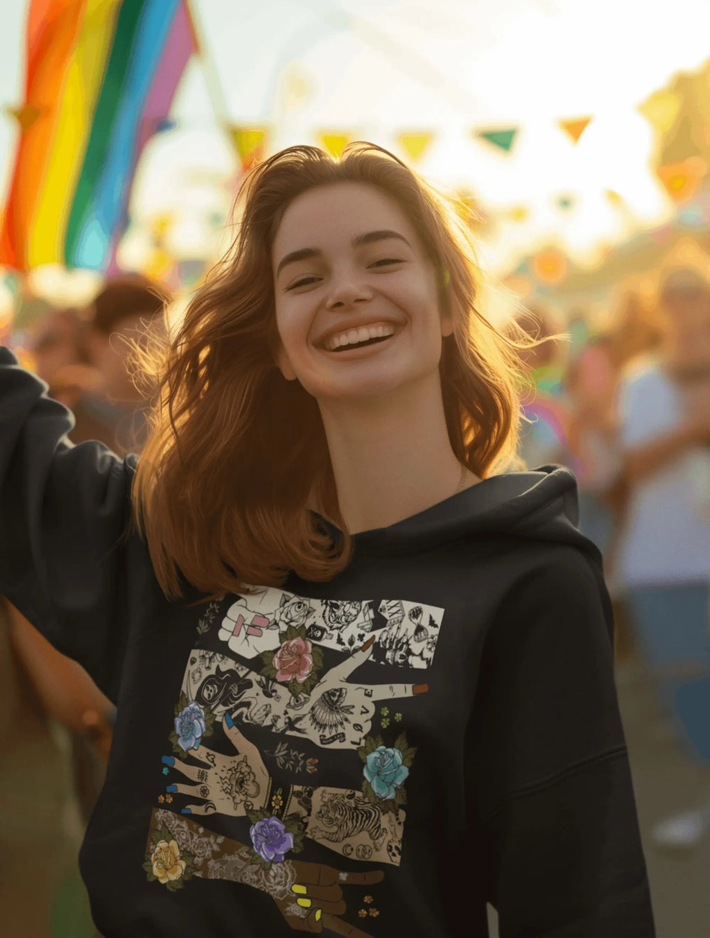 Tattoo Melanin Graphic Tee Shirt, Hoodie Sweatshirt