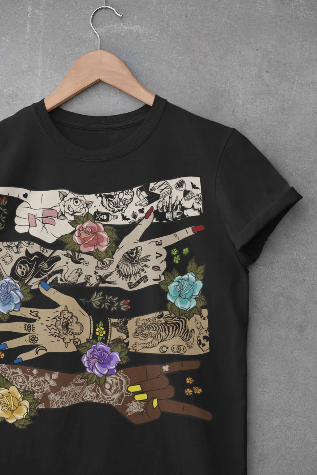 Tattoo Melanin Graphic Tee Shirt, Hoodie Sweatshirt